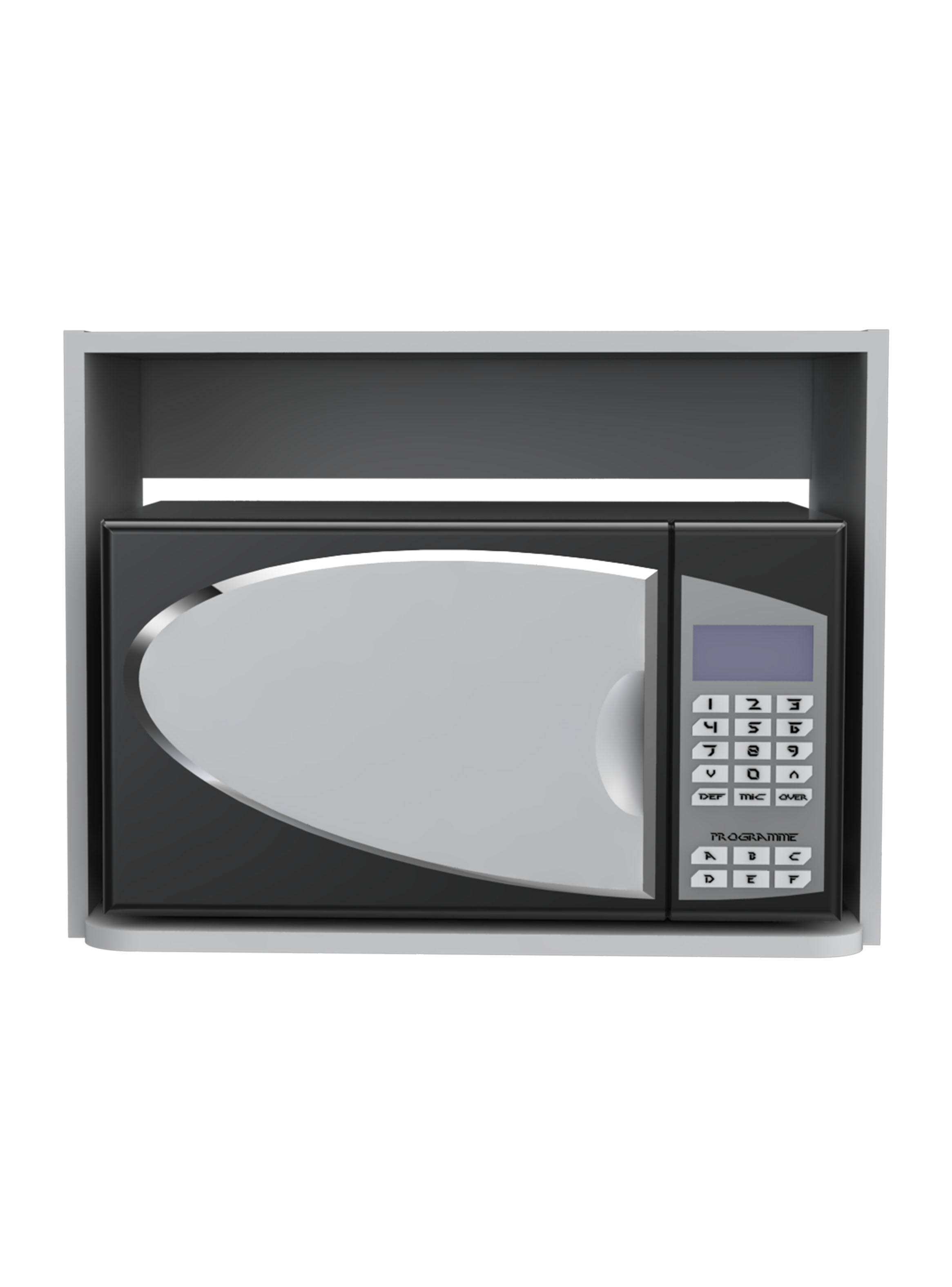 Mueble para Microondas Eco 60x45x40 cm Blanco-3