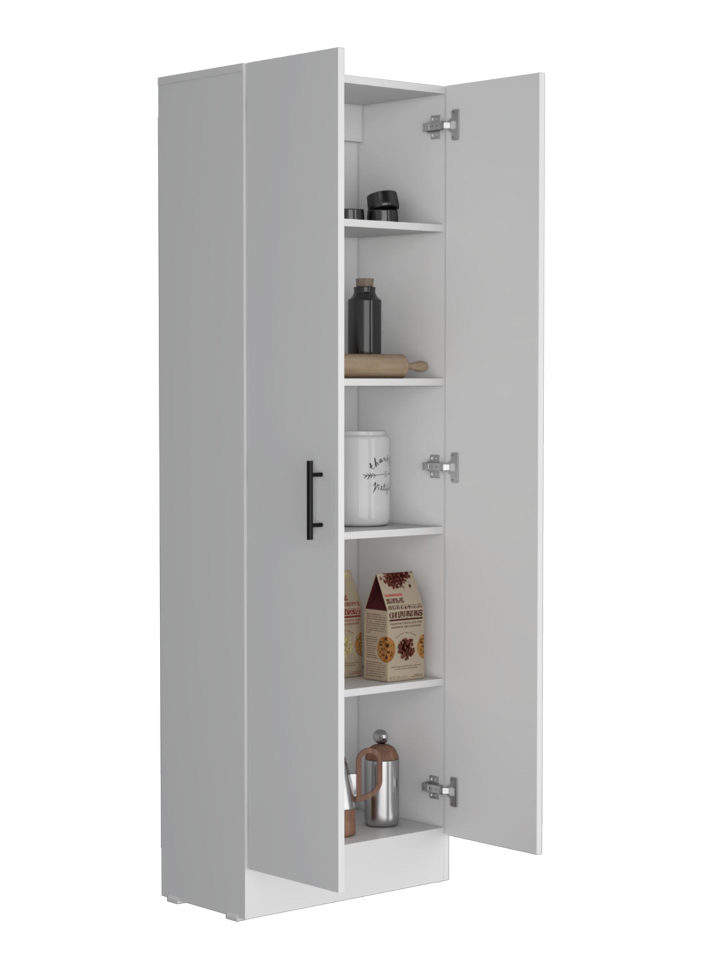 Mueble Despensa Multiusos Kitchen 170x56x30.2 cm Blanco-3