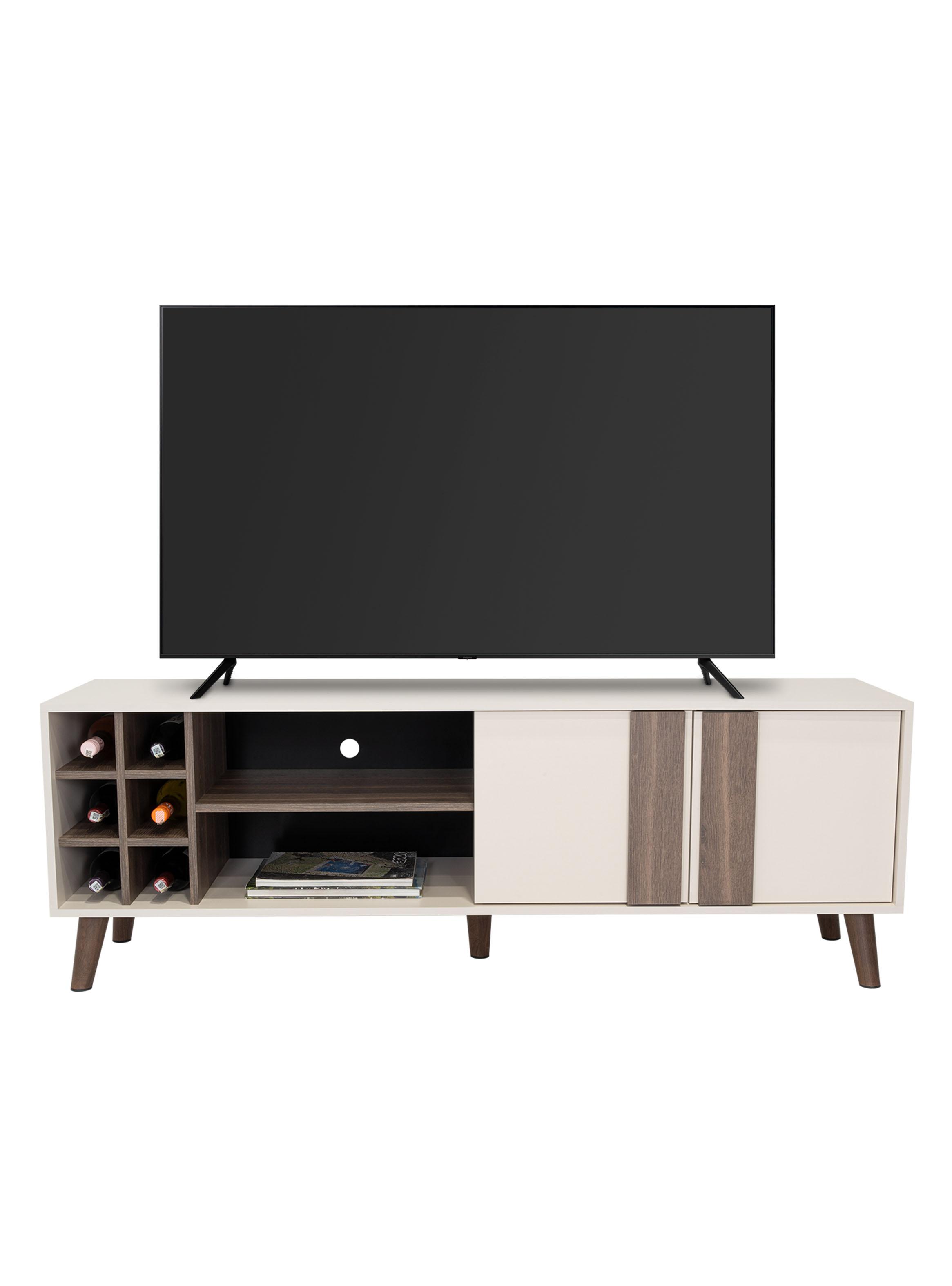 Rack TV 65'' Lane con Botelleros Capri y Milan-2