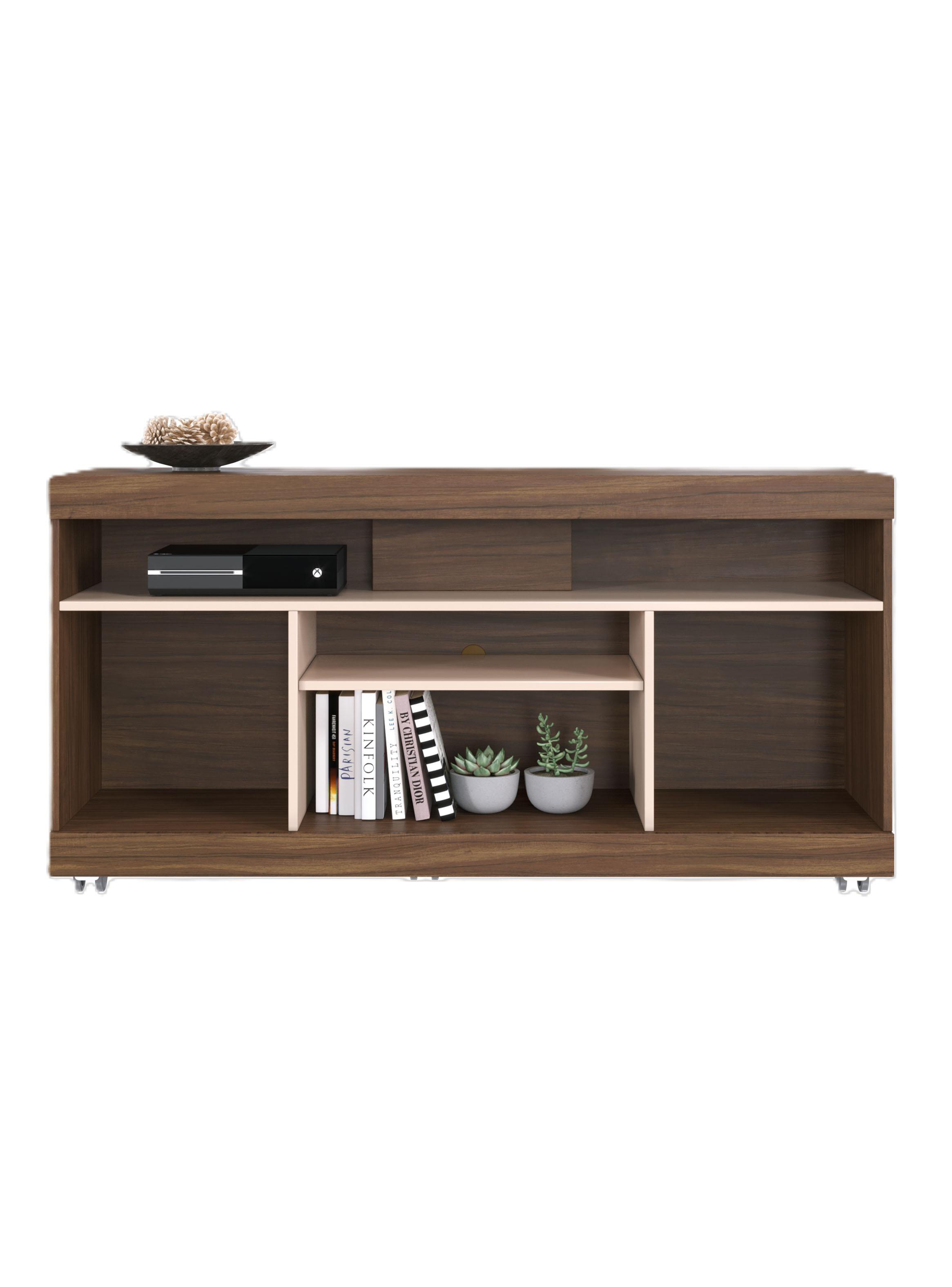 Rack TV Yara 47" 2 Puertas Café-3