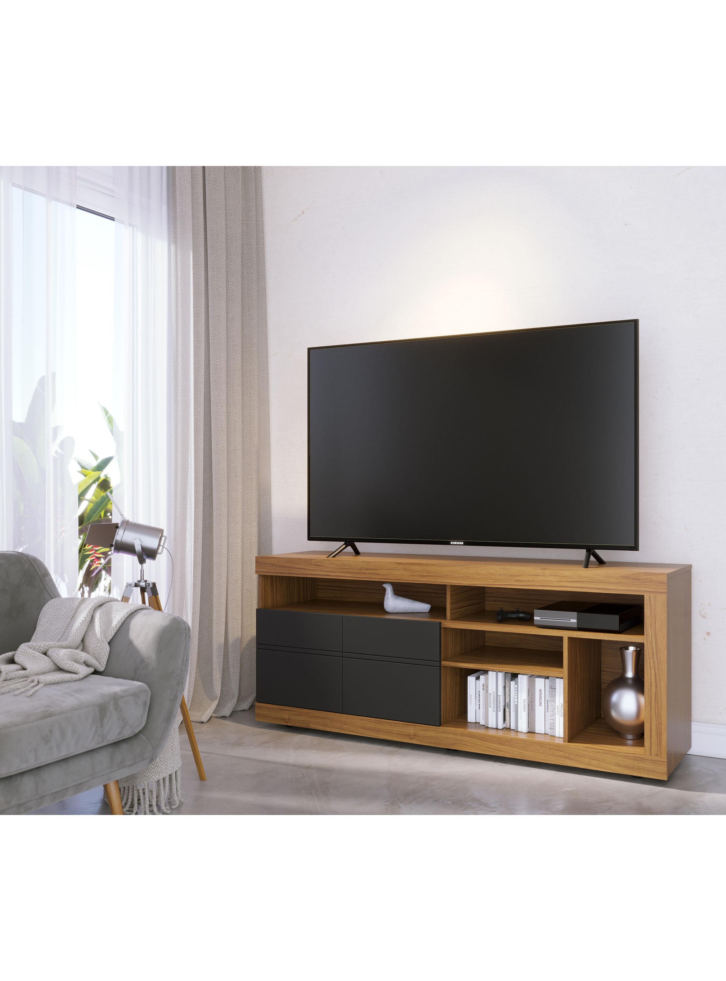 Rack TV Inaja 65" 2 Puertas Negro-4