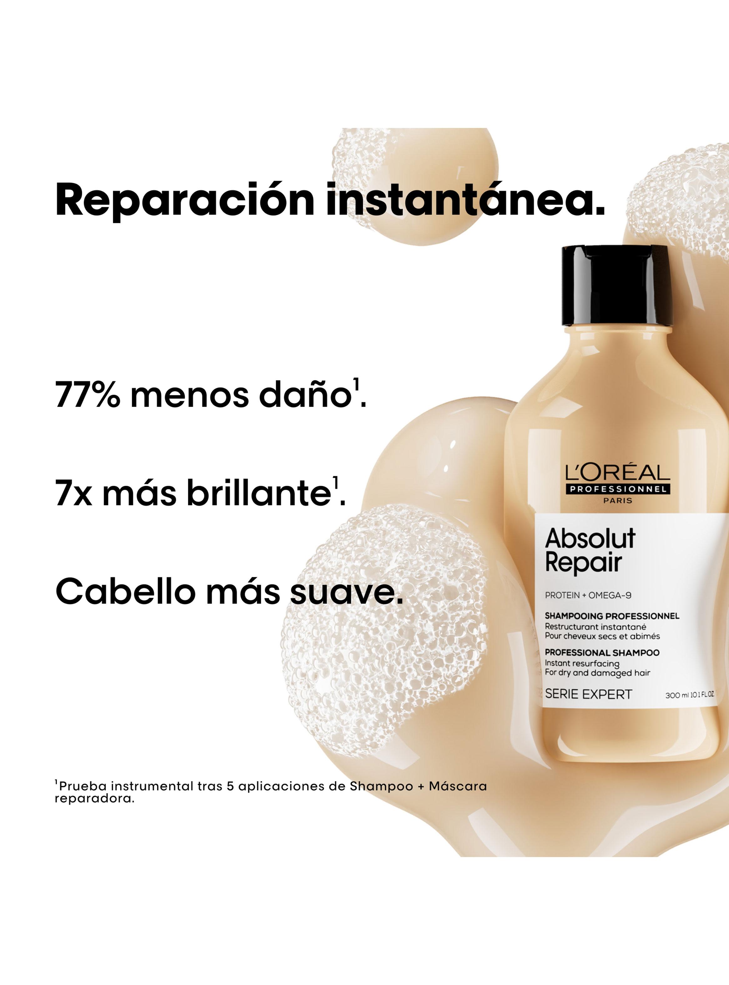 Shampoo Reparación y Nutrición Absolut Repair 300ml L'Oréal Professionnel-3