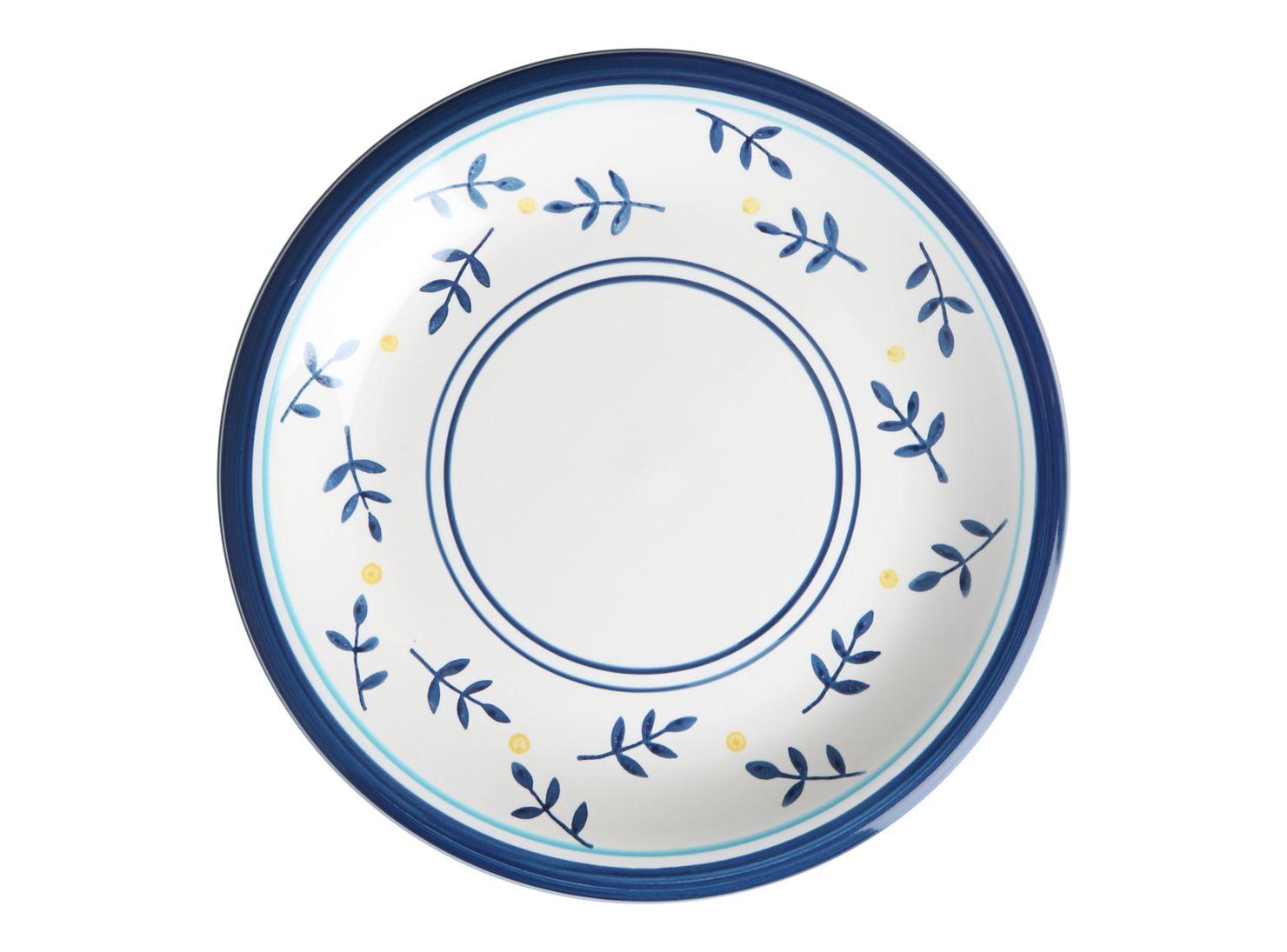 Set de 30 Vajillas de Cerámica Stylo Ramas Azules-2