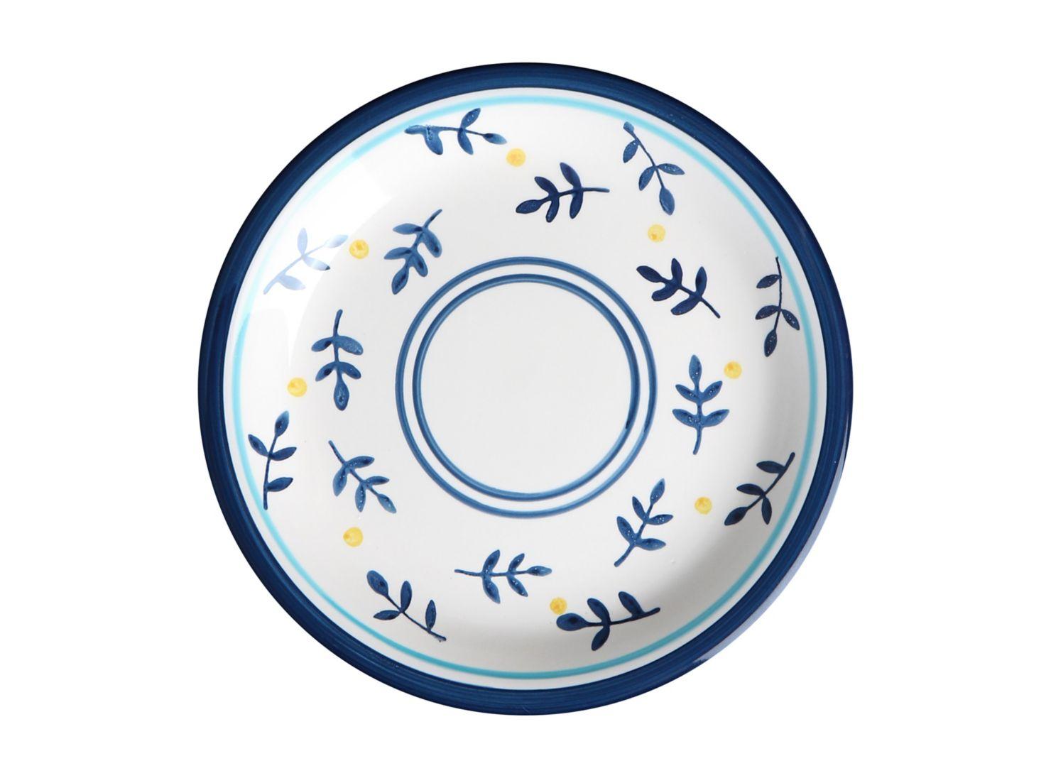 Set de 30 Vajillas de Cerámica Stylo Ramas Azules-3