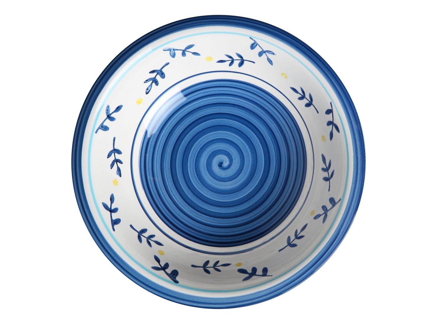Set de 30 Vajillas de Cerámica Stylo Ramas Azules-4