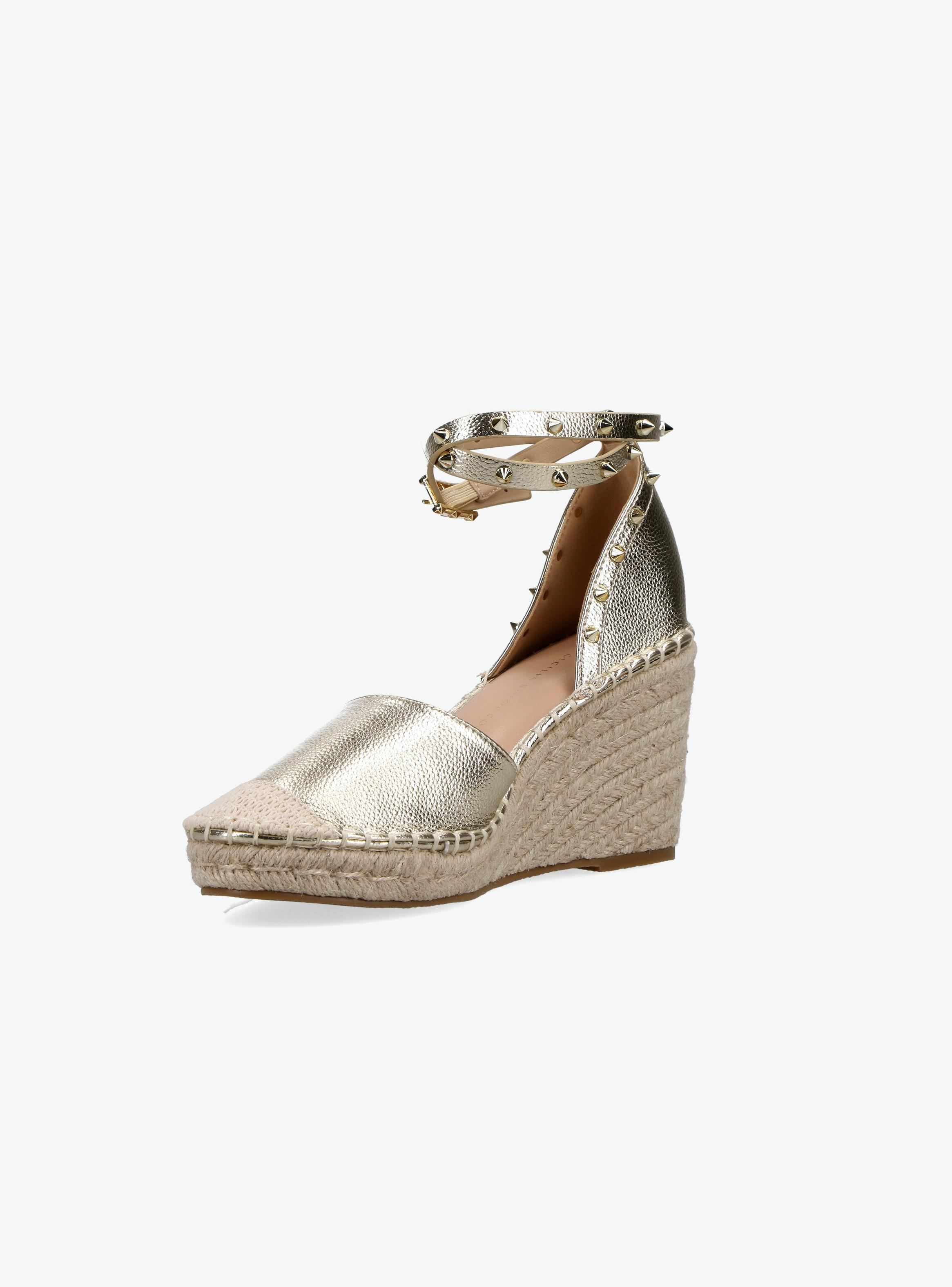 Alpargata Metalizada con Plataforma Mujer-2