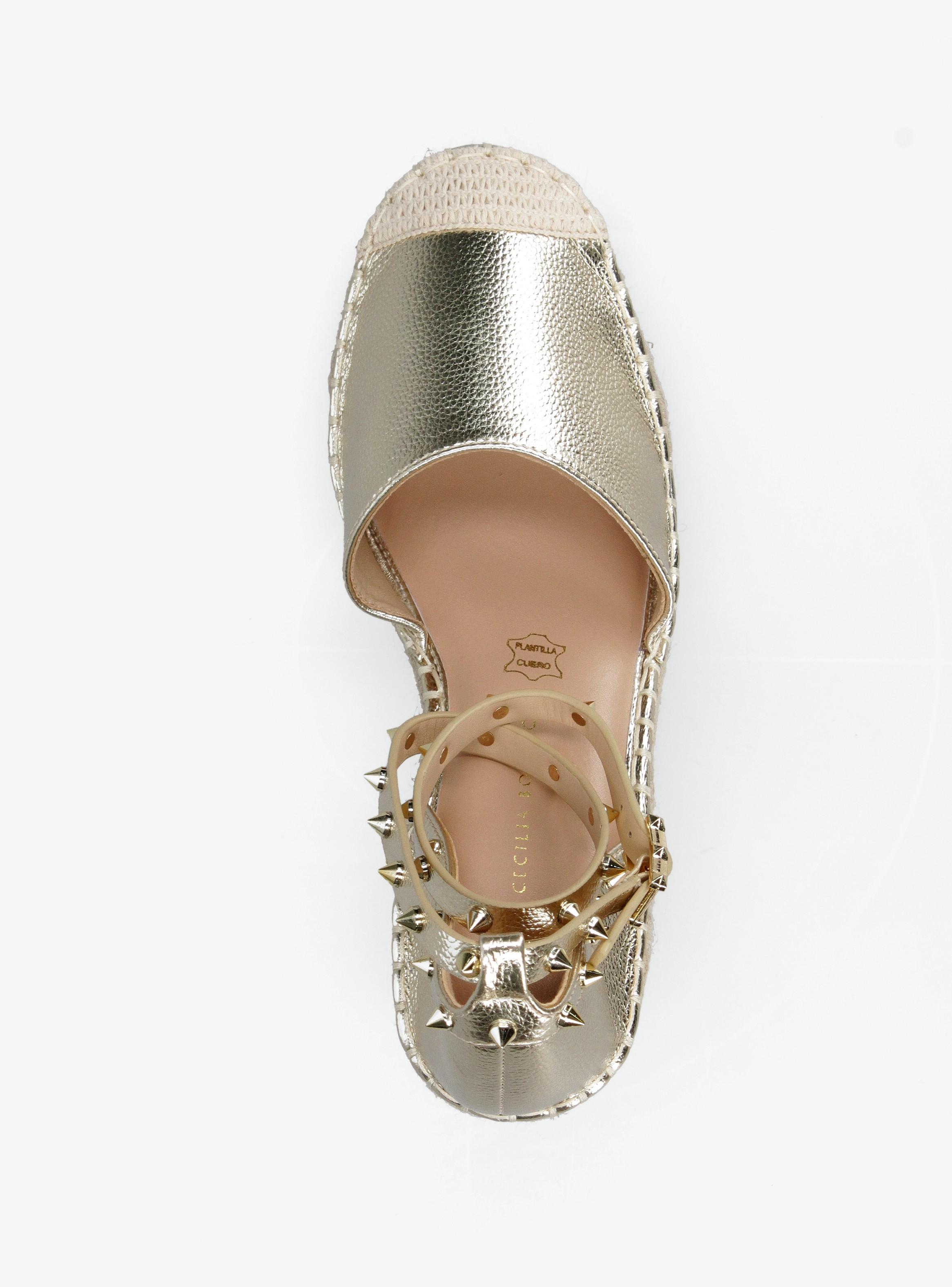 Alpargata Metalizada con Plataforma Mujer-3