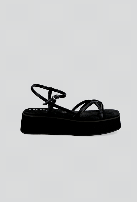 Sandalia Plataformas Strappy Mujer-4