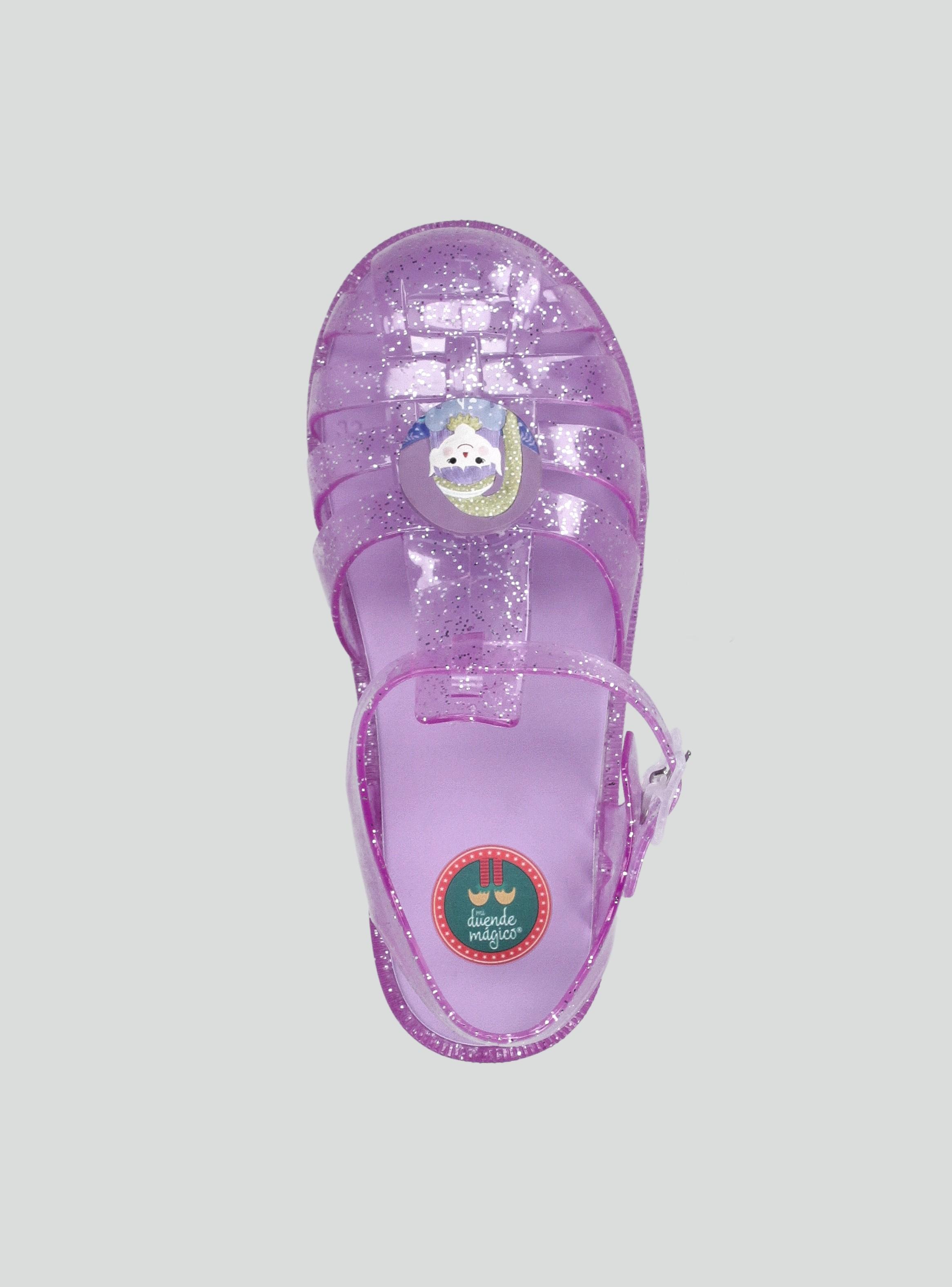 Sandalia Jelly Glitter Cangrejera Niña-3