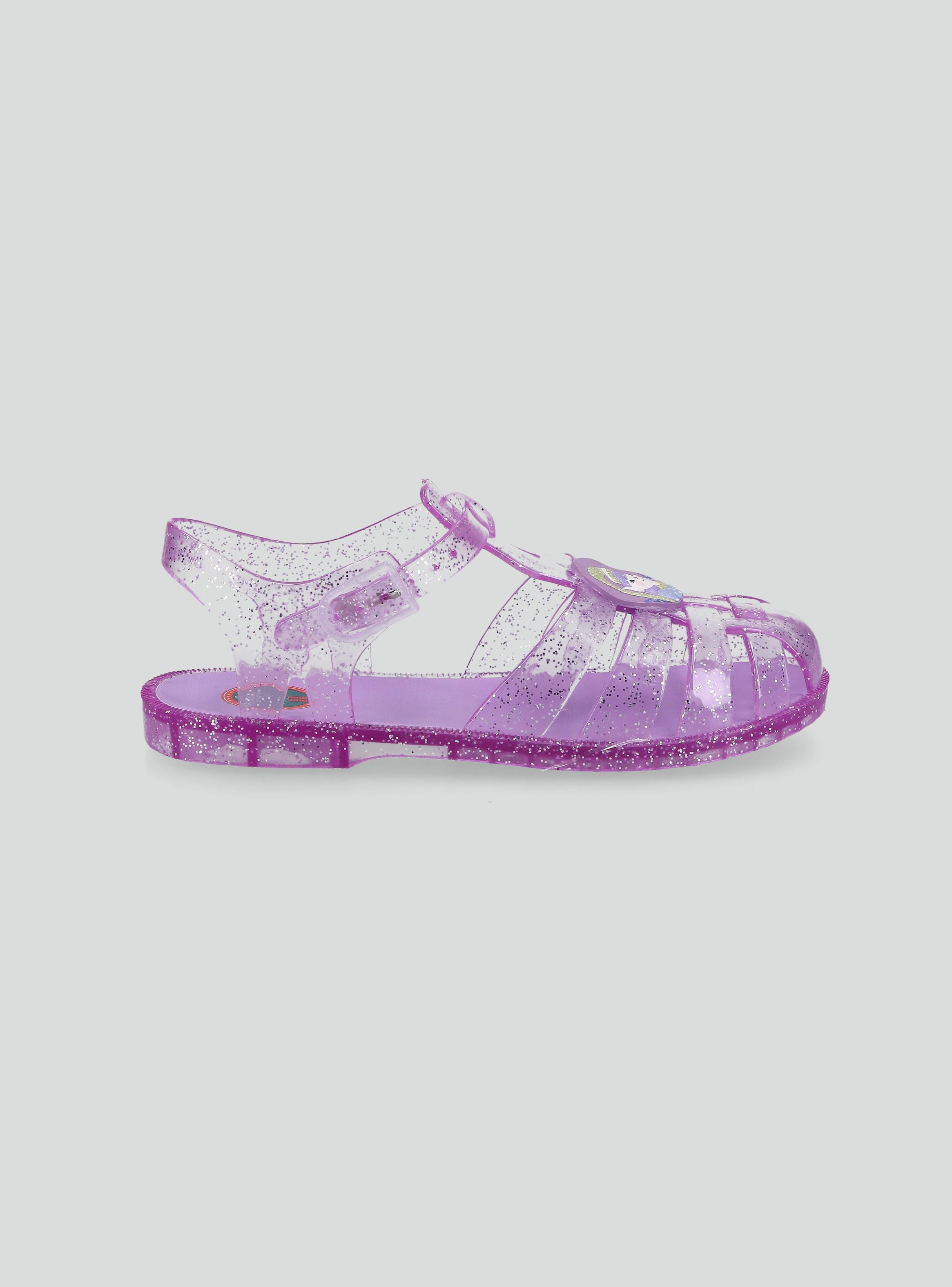 Sandalia Jelly Glitter Cangrejera Niña-1