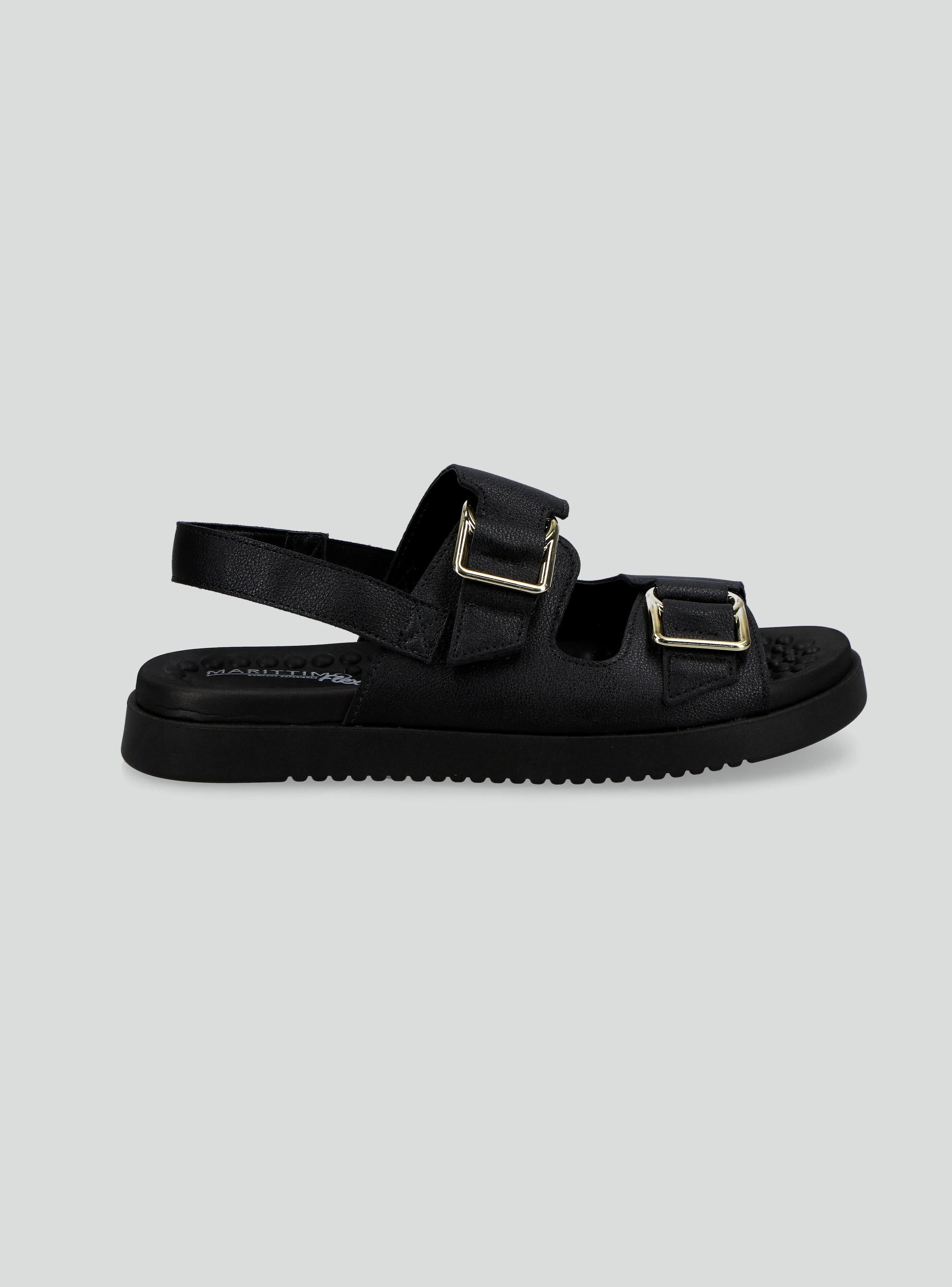 Sandalia Mujer Ultra Comfort con Hebillas-0