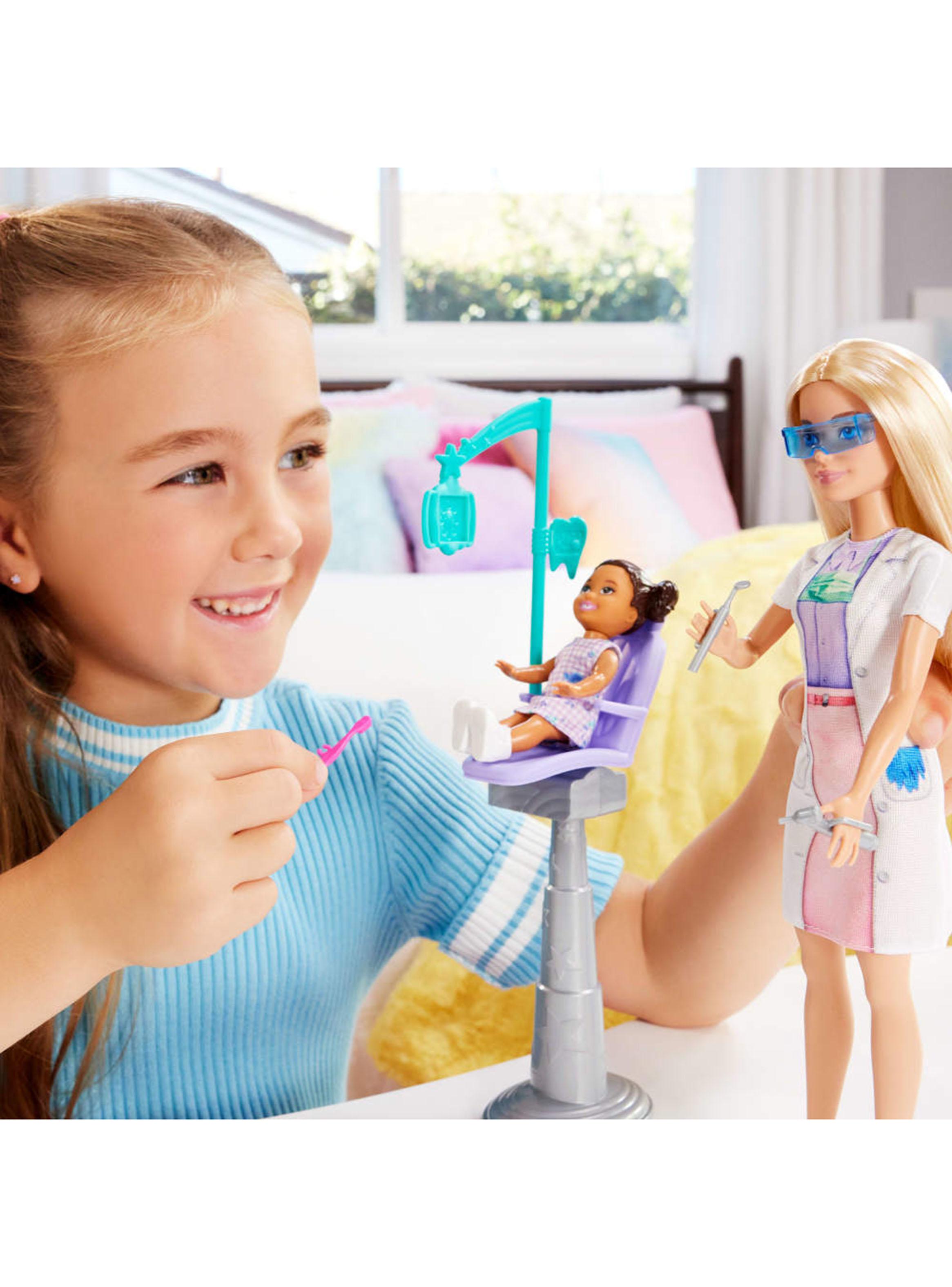 Muñeca Dentista Cabello Rubio con Niña-4