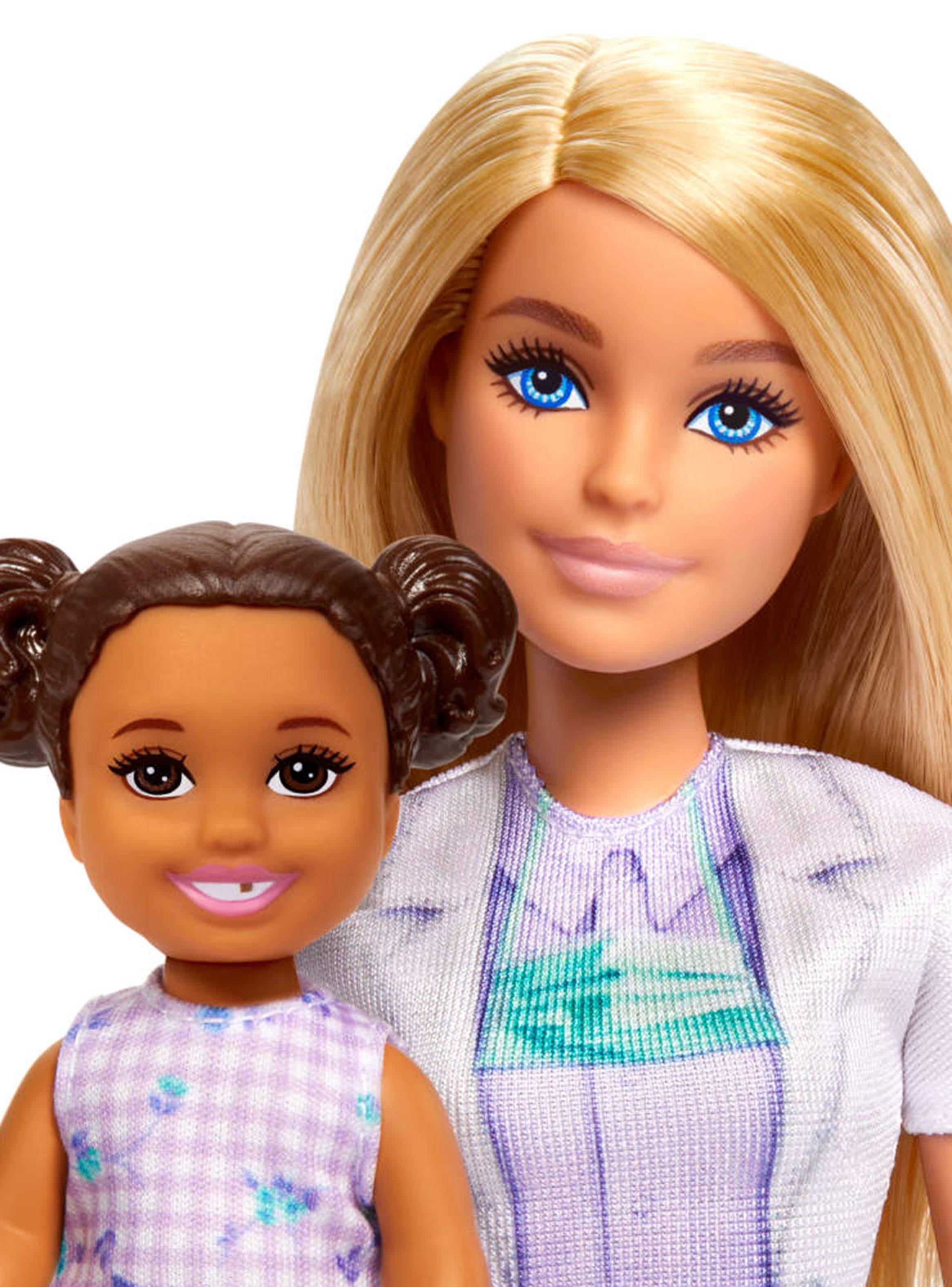 Muñeca Dentista Cabello Rubio con Niña-3