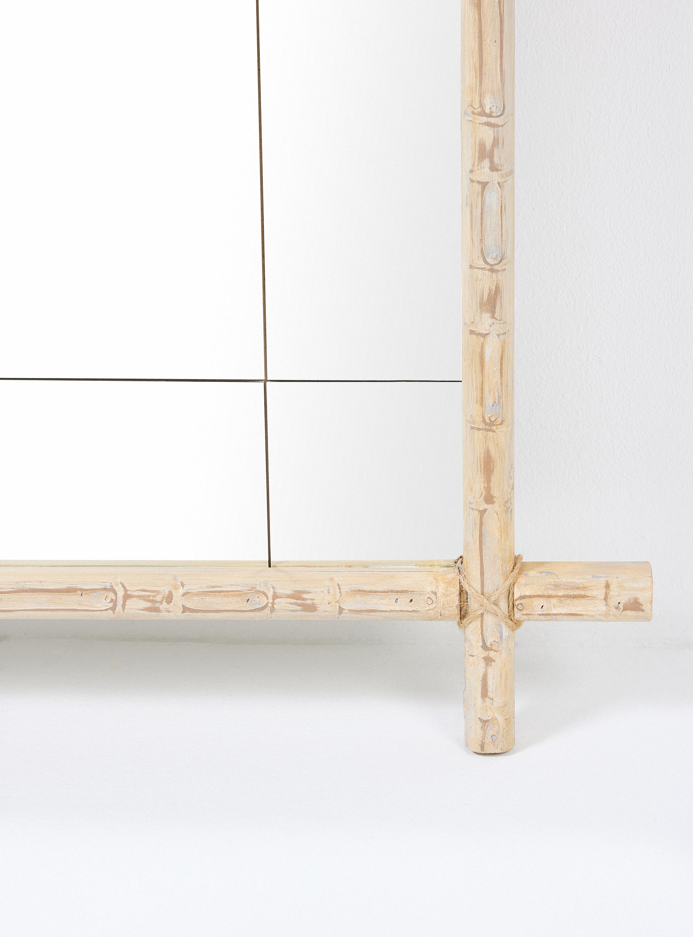 Espejo Bambú 180x90 cm Arena -2