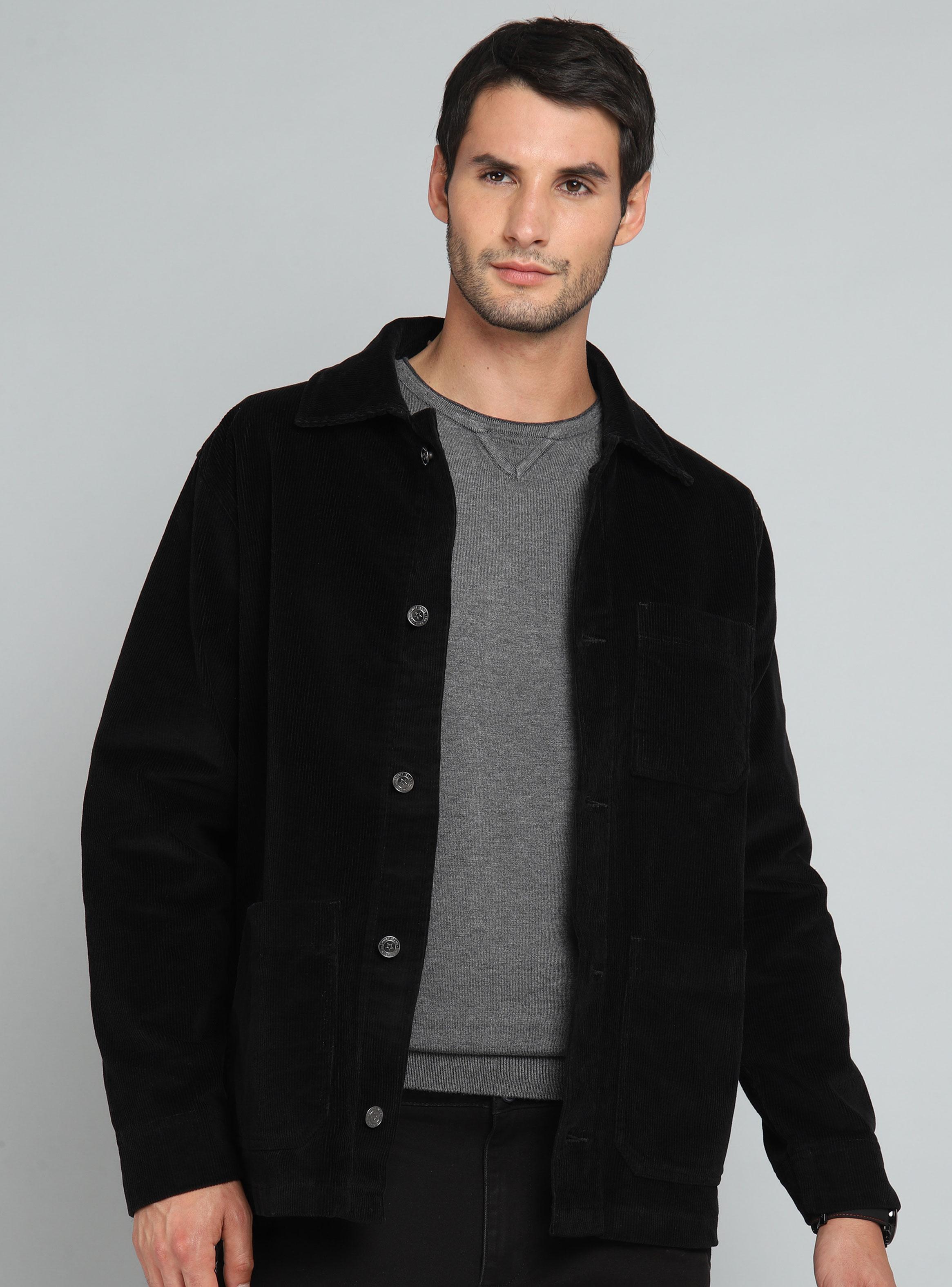 Chaqueta de Cotelé Casual-0