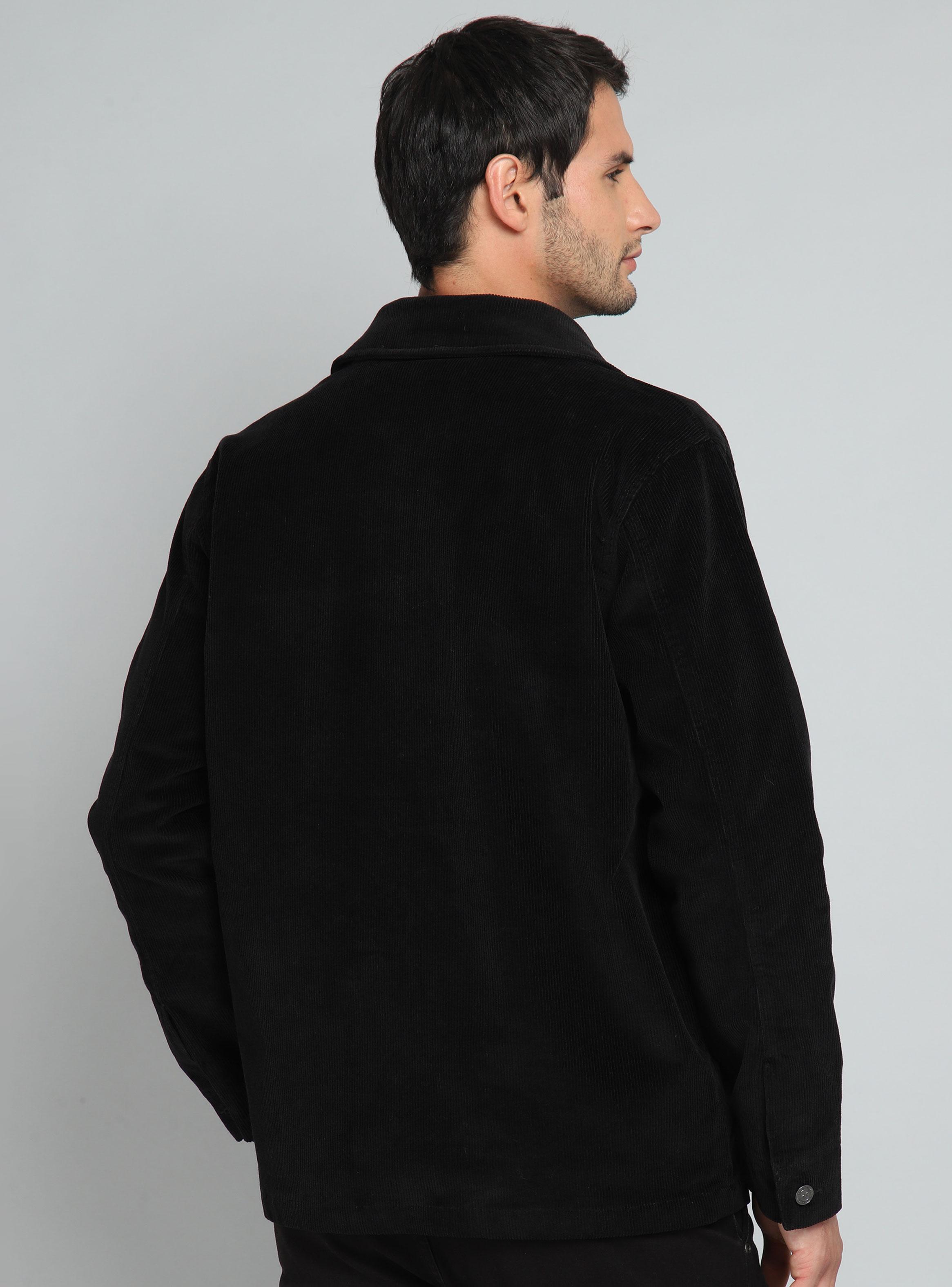 Chaqueta de Cotelé Casual-1