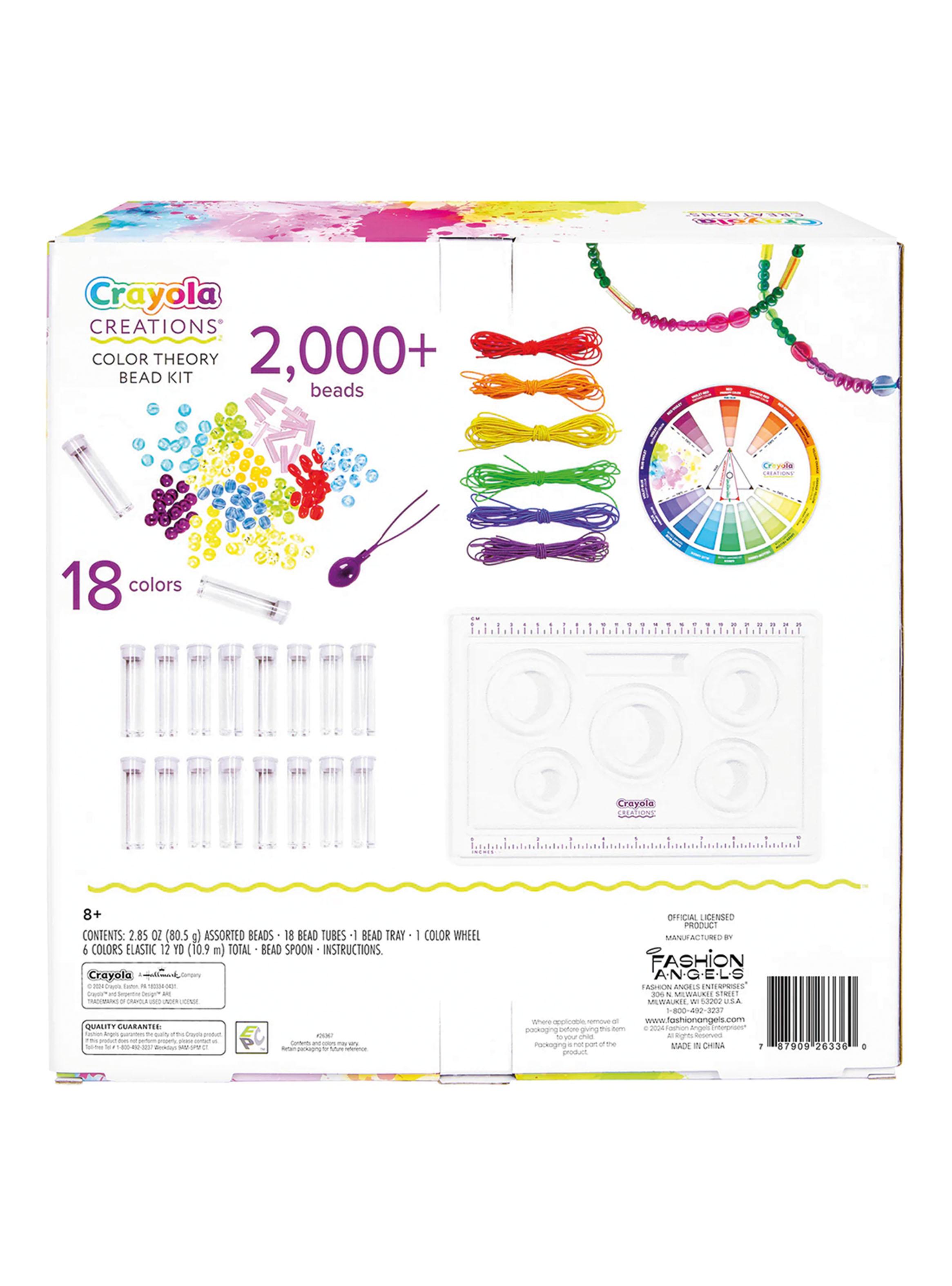Mostacillas Teoría del Color Crayola 2000 Piezas-2