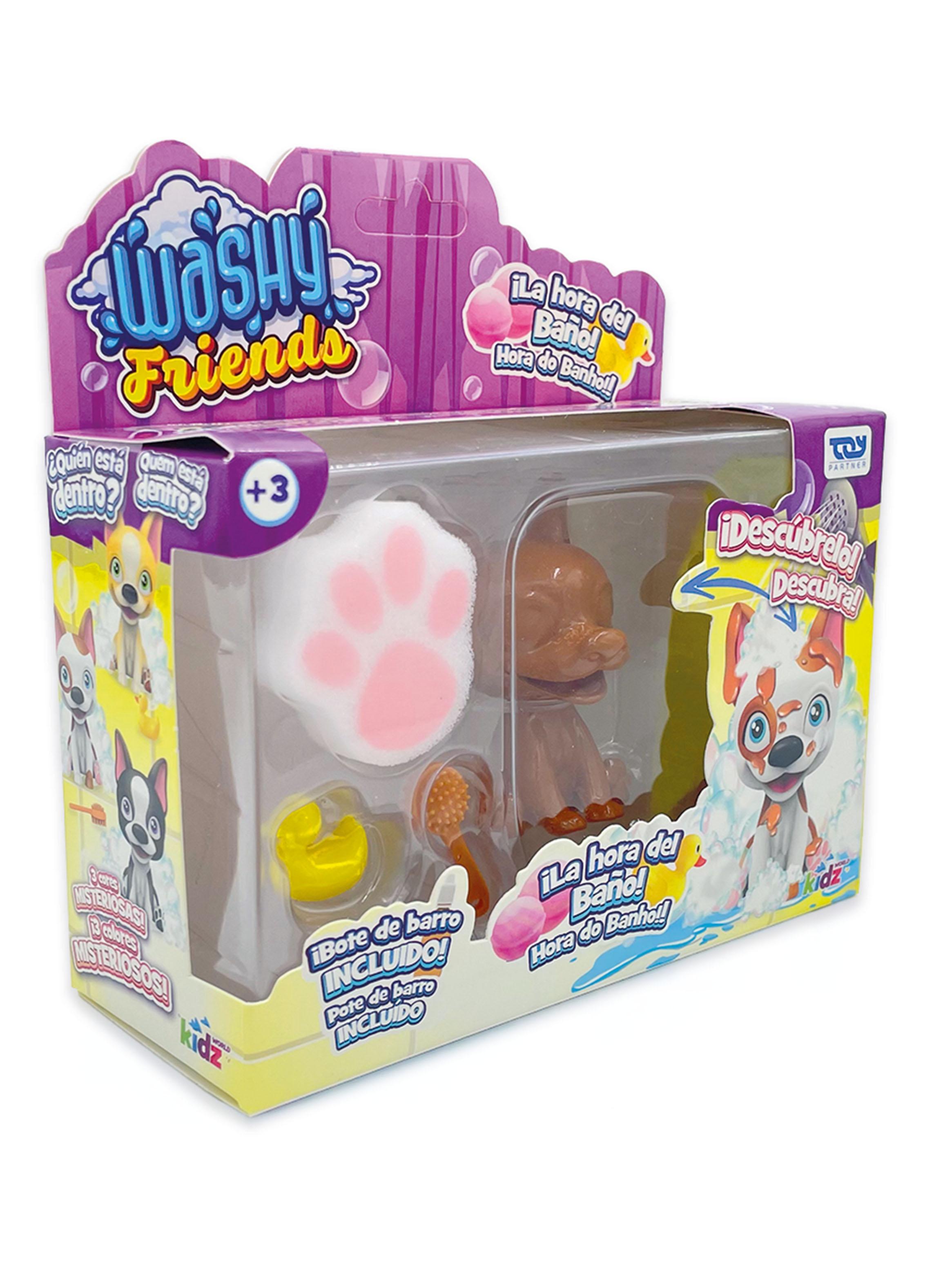 Set Figura Washy Friends Sorpresa con Accesorios 6 Piezas-2