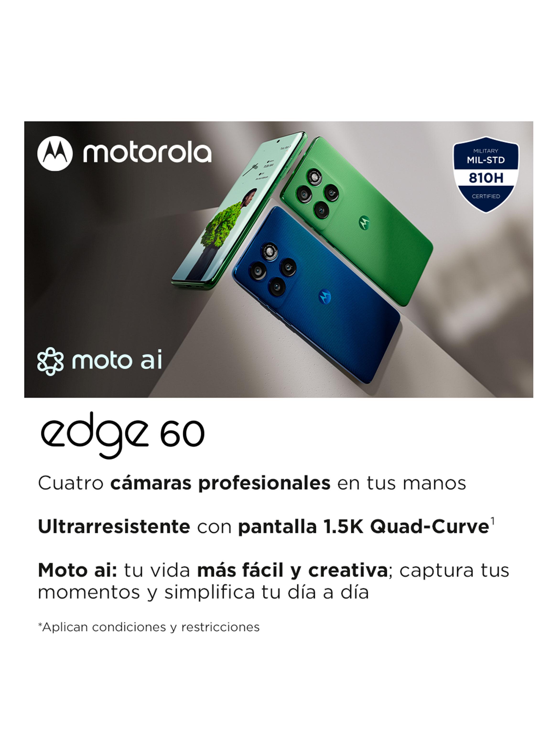 Smartphone Edge 60 5G 256GB 6.6" Verde Liberado-3