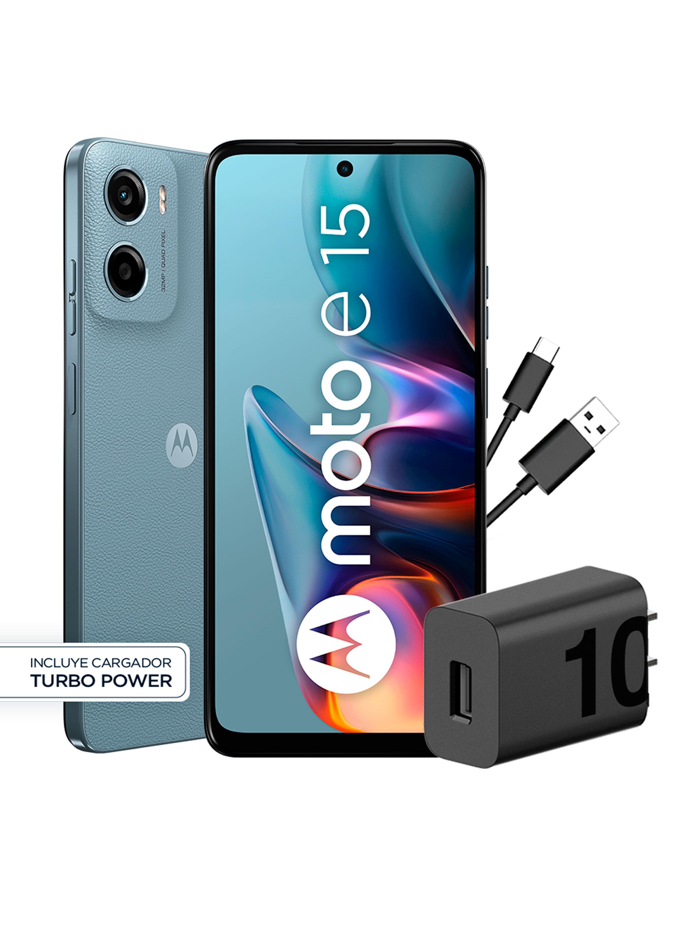 Smartphone Moto E15 64GB 6.7" Azul Liberado-1