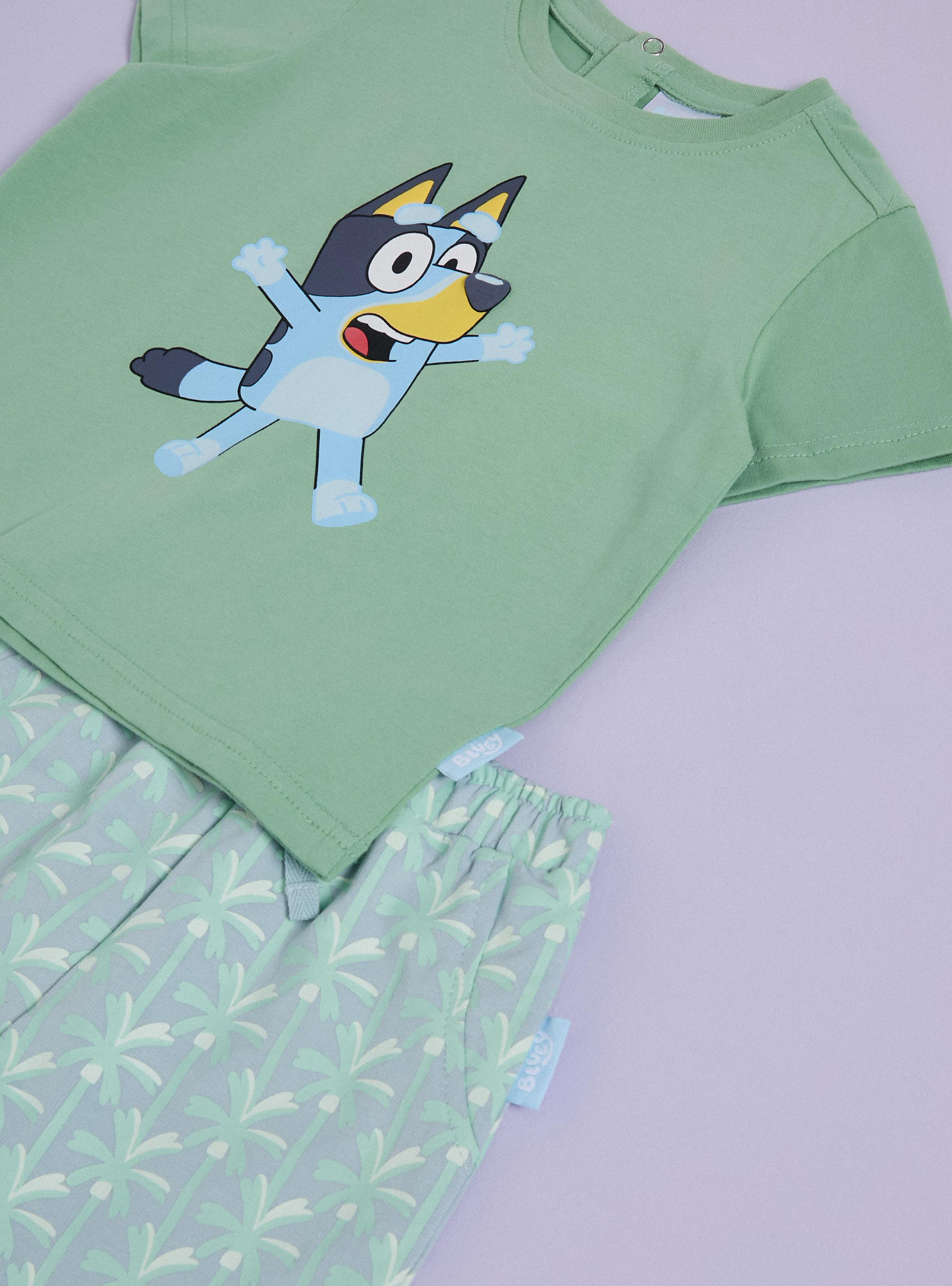 Conjunto Short y Polera Bluey de Algodón-2