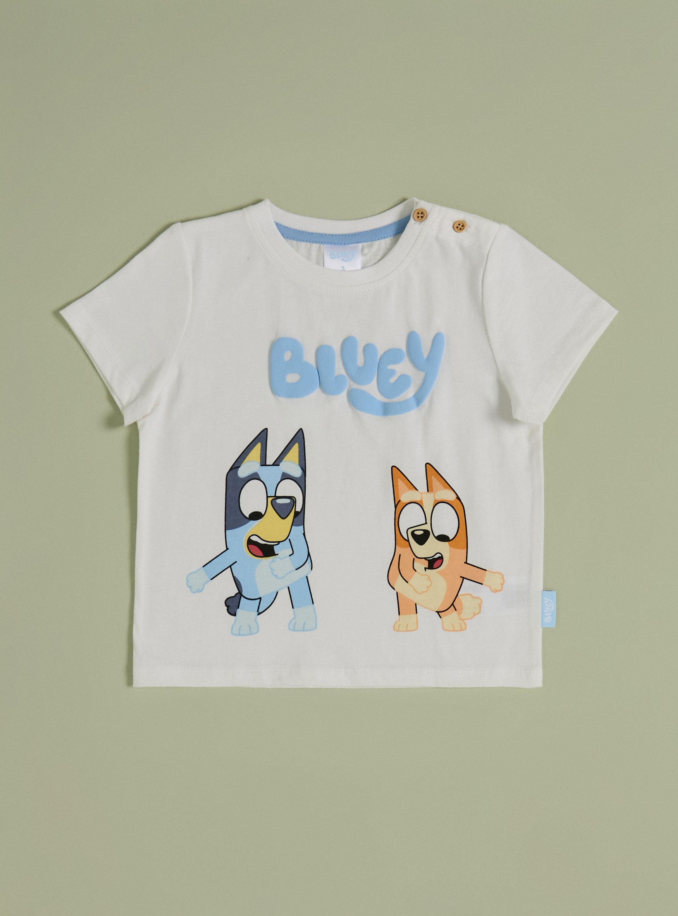 Polera Estampado Personajes Bluey Niño-0