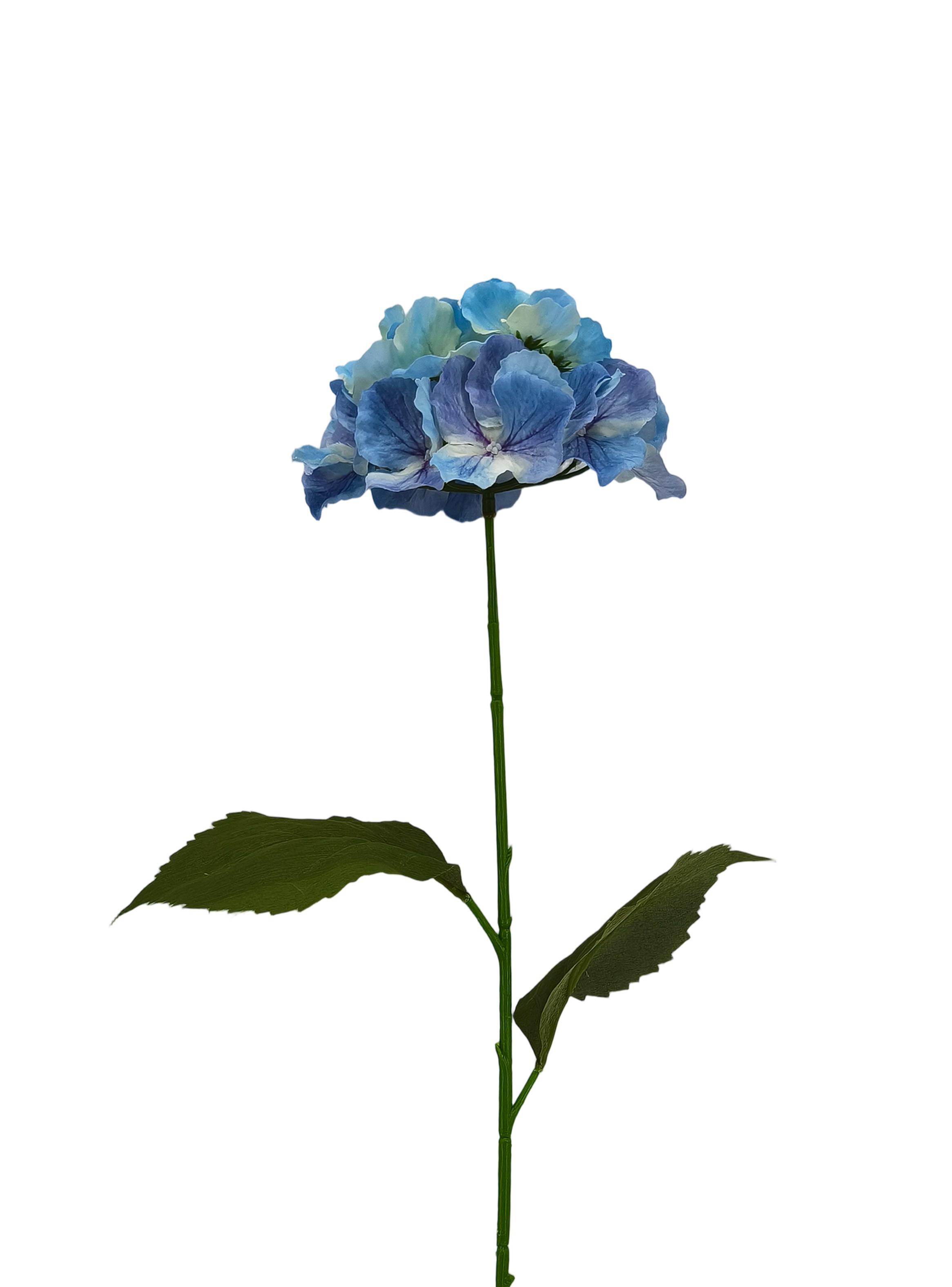 Set de 2 Flores Hortensia 76 cm Celeste-2