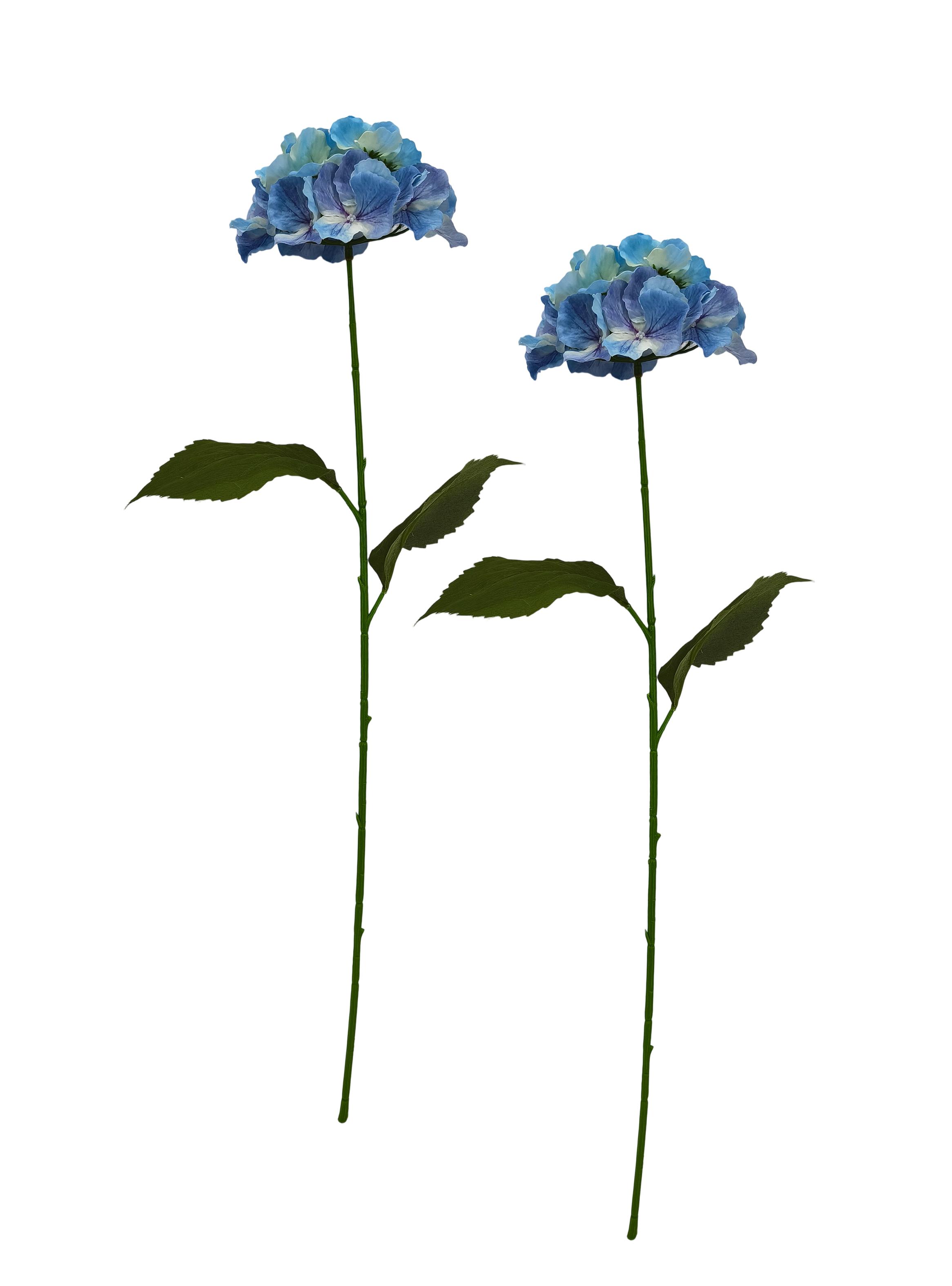 Set de 2 Flores Hortensia 76 cm Celeste-0