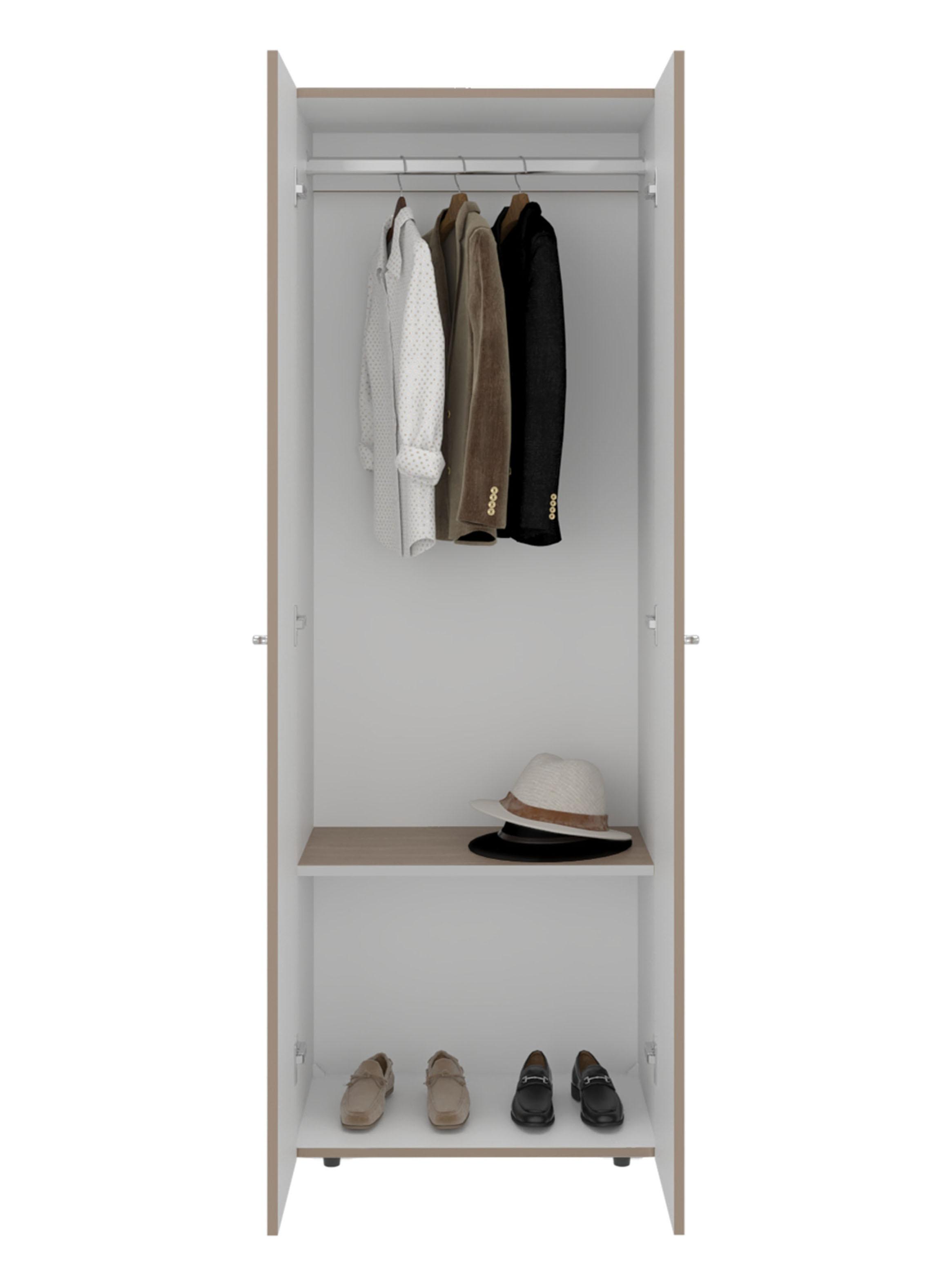 Clóset Colgador 2 Puertas 170x60x40.2 cm Bardolino-2