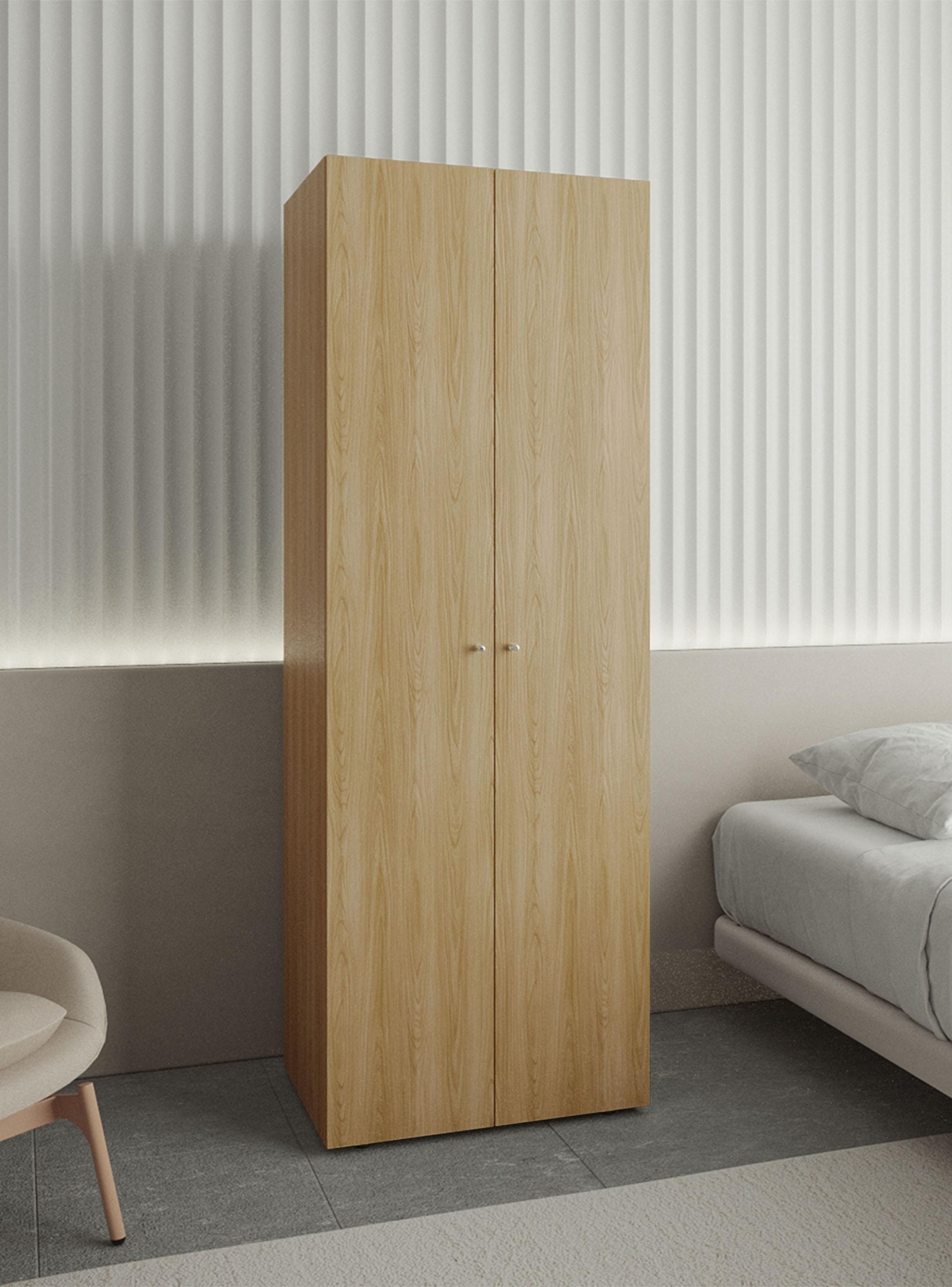 Clóset Colgador 2 Puertas 170x60x40.2 cm Fresno-3