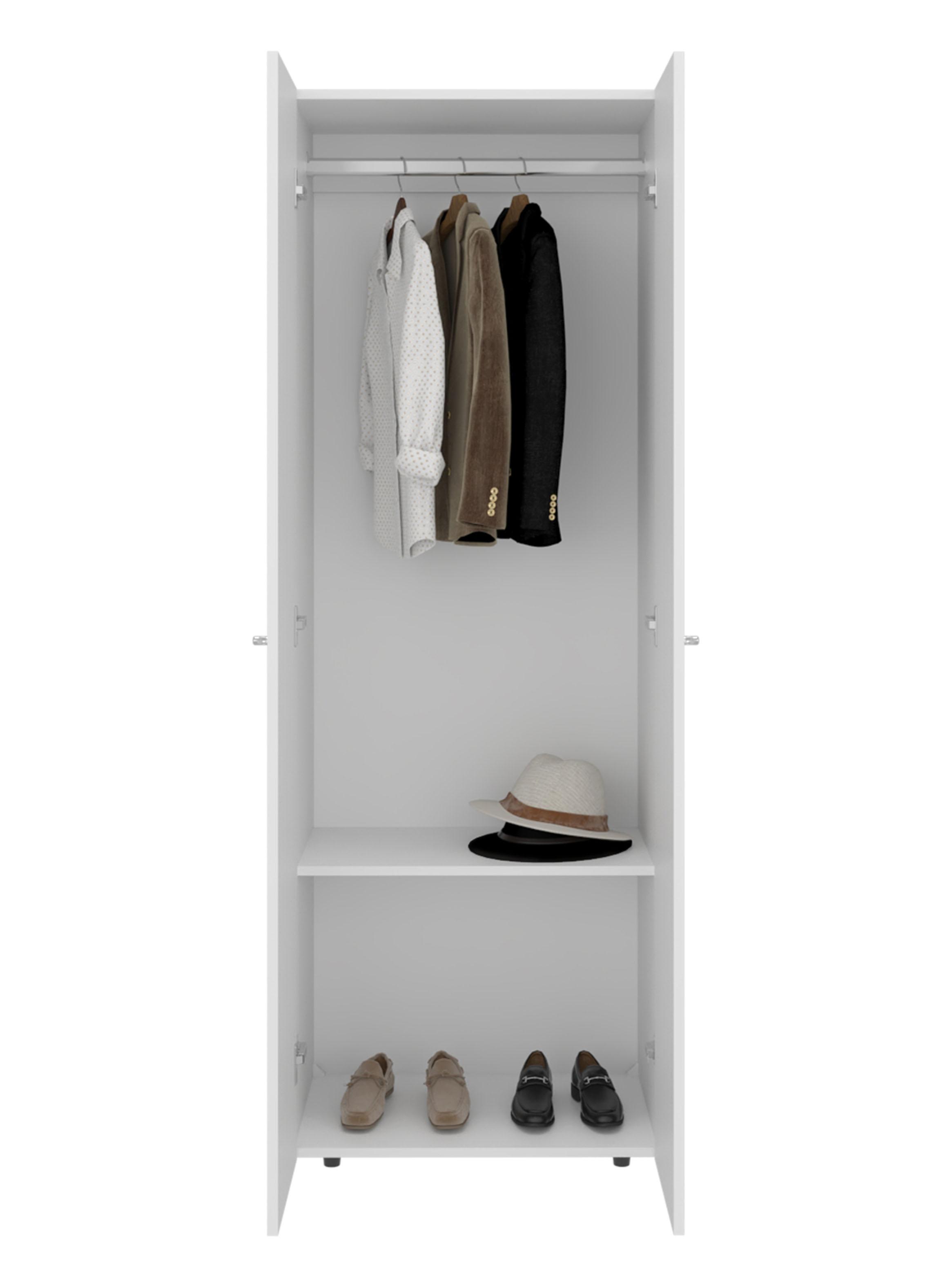 Clóset Colgador 2 Puertas 170x60x40.2 cm Blanco-2