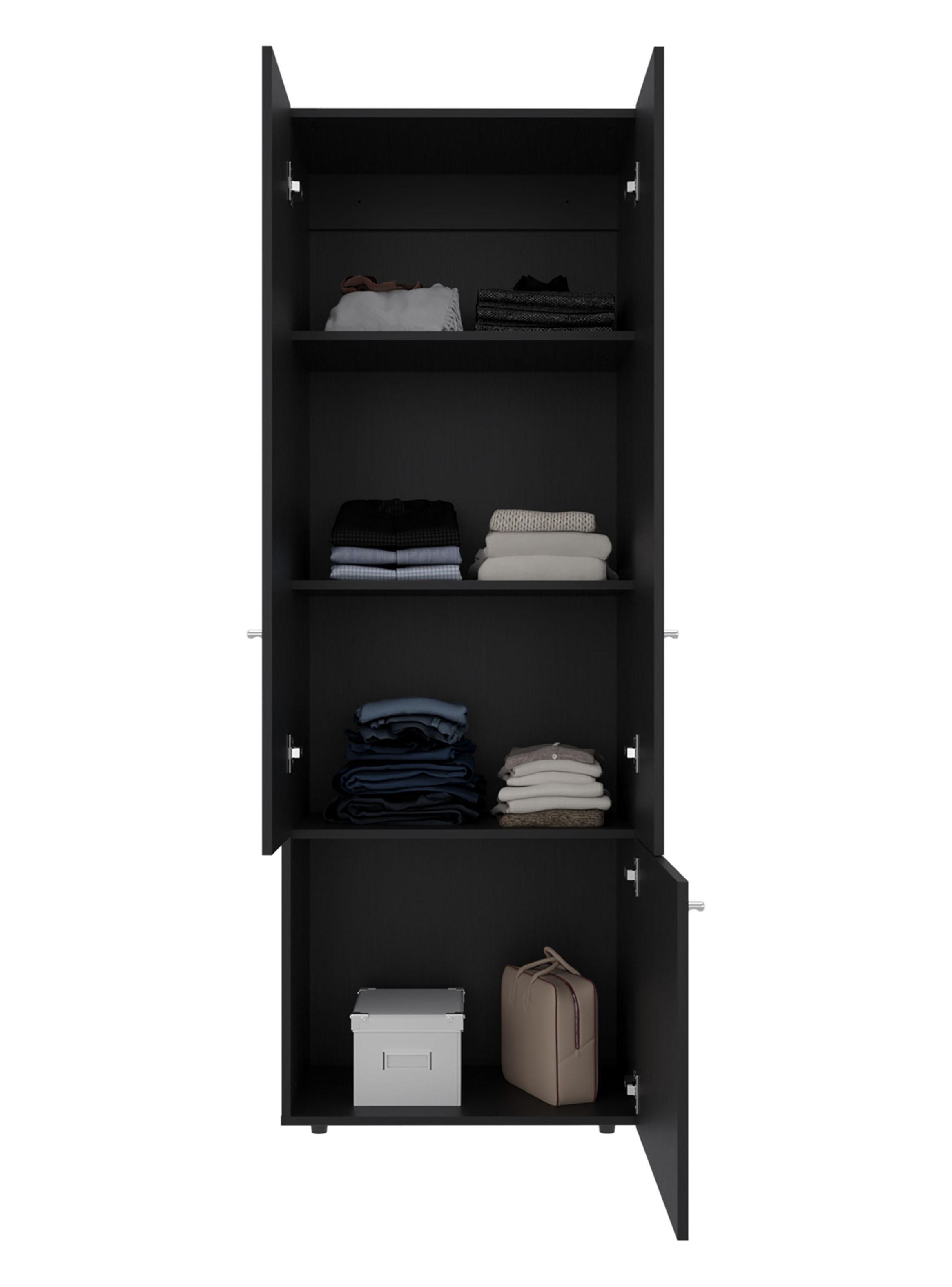 Clóset 3 Puertas 170x60x40.2 cm Wengue-2