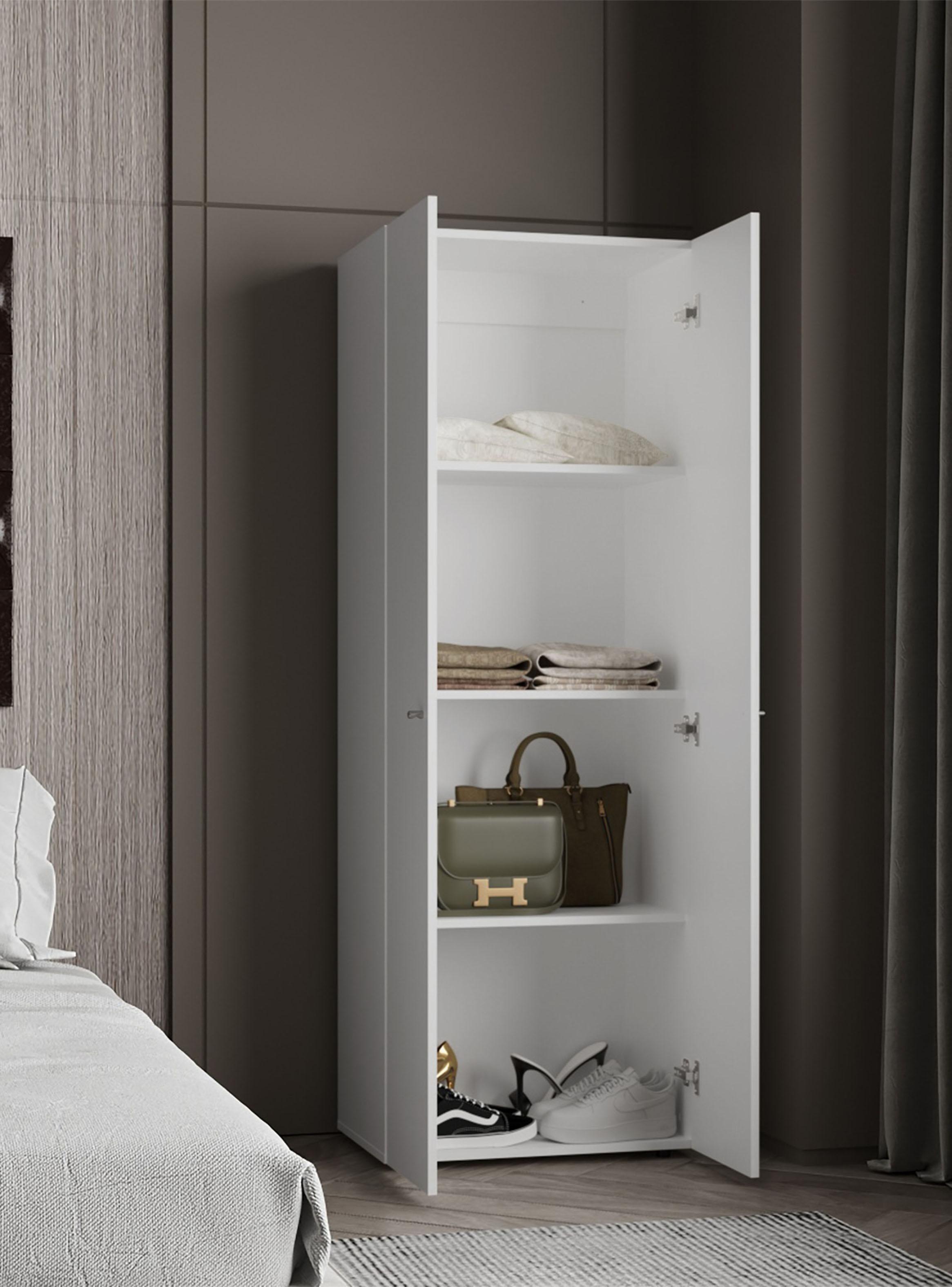Clóset 2 Puertas 170x60x40.2 cm Blanco-4