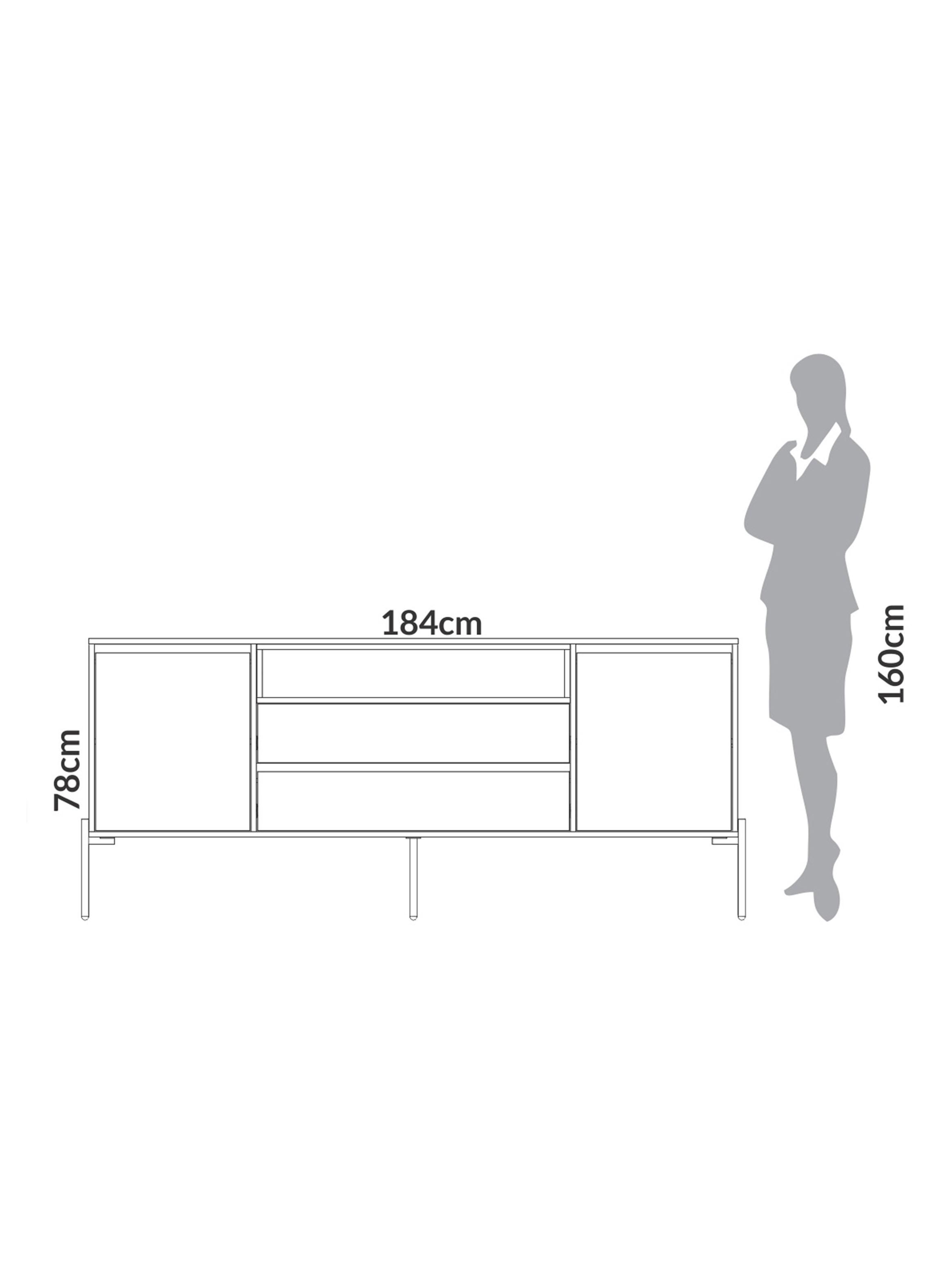 Buffet 2 Puertas 180 cm-2