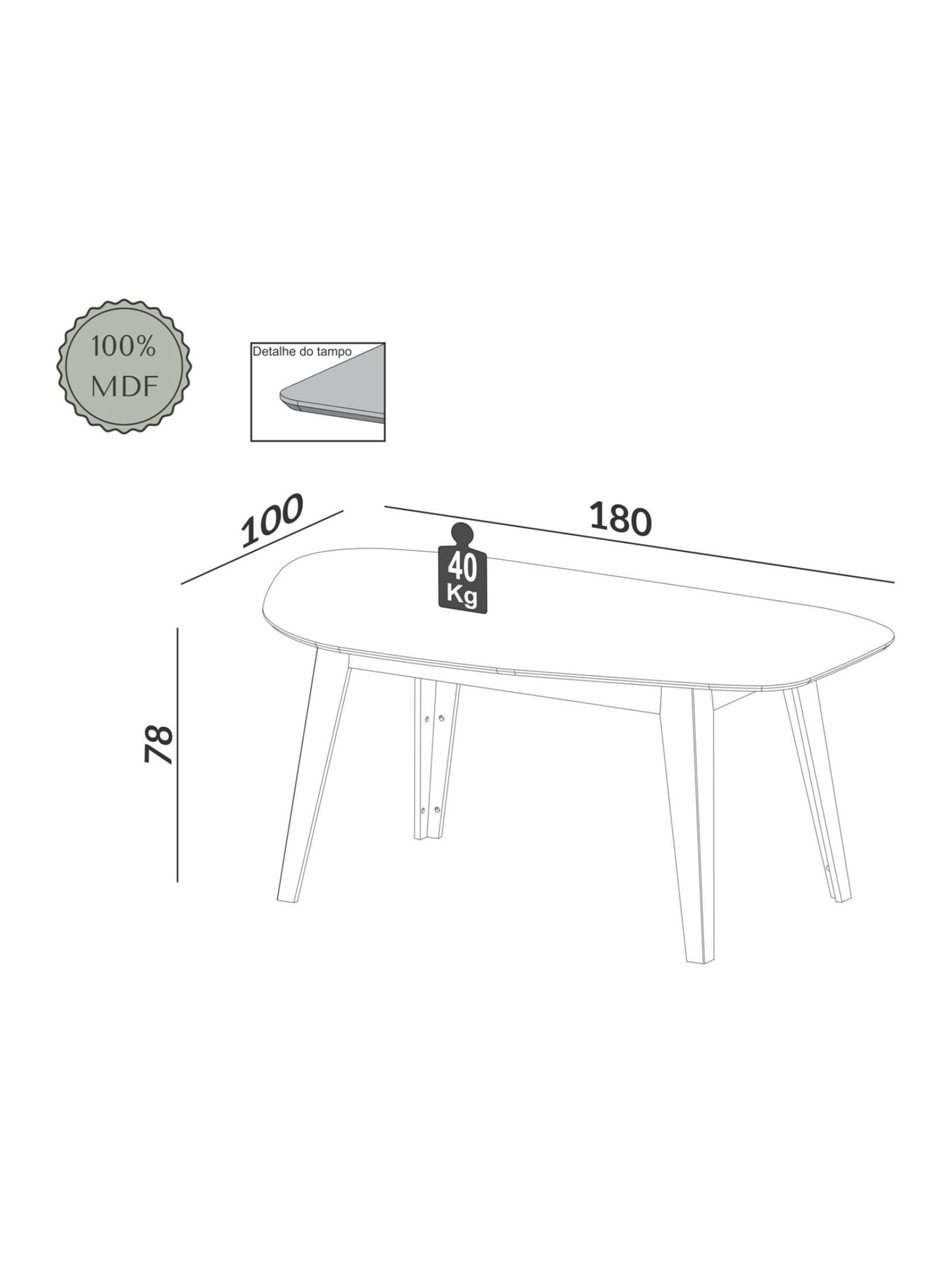 Juego de Comedor Tm 88 + 6 Sillas-2