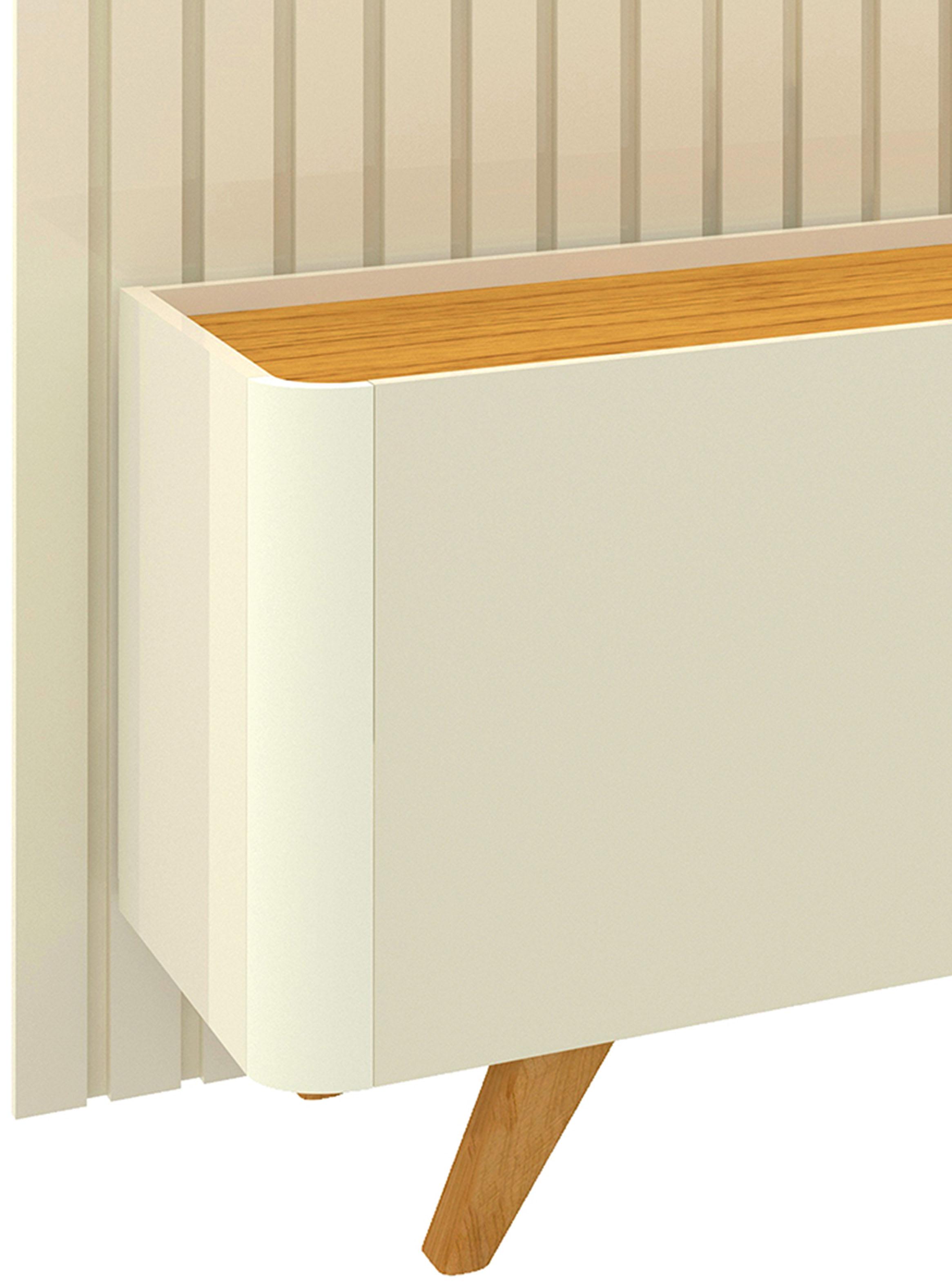 Rack TV 75" Nobre 2.1 Pata de Madera-2