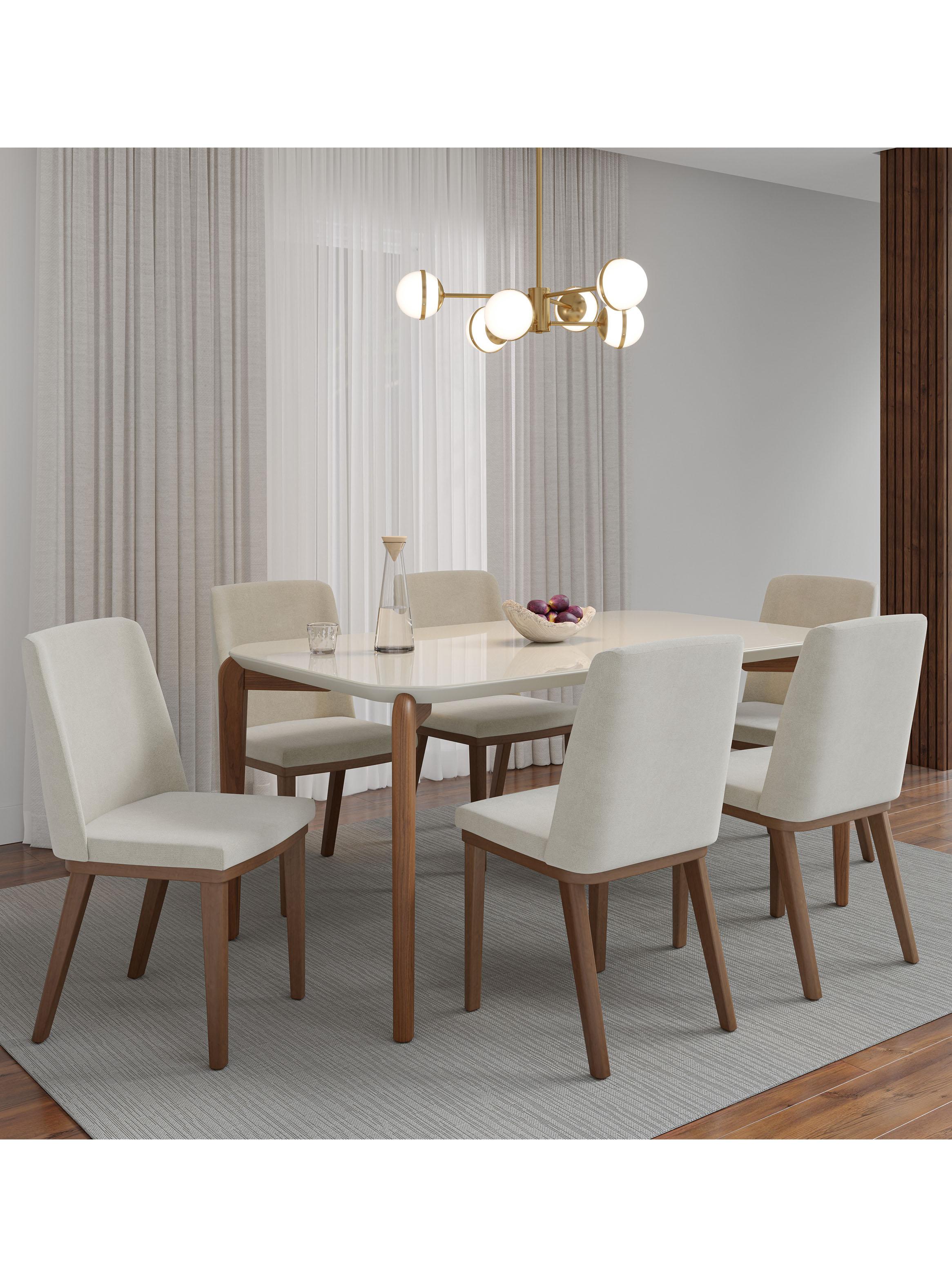 Juego de Comedor Donatella 6 Sillas Kalina 1.6m-4