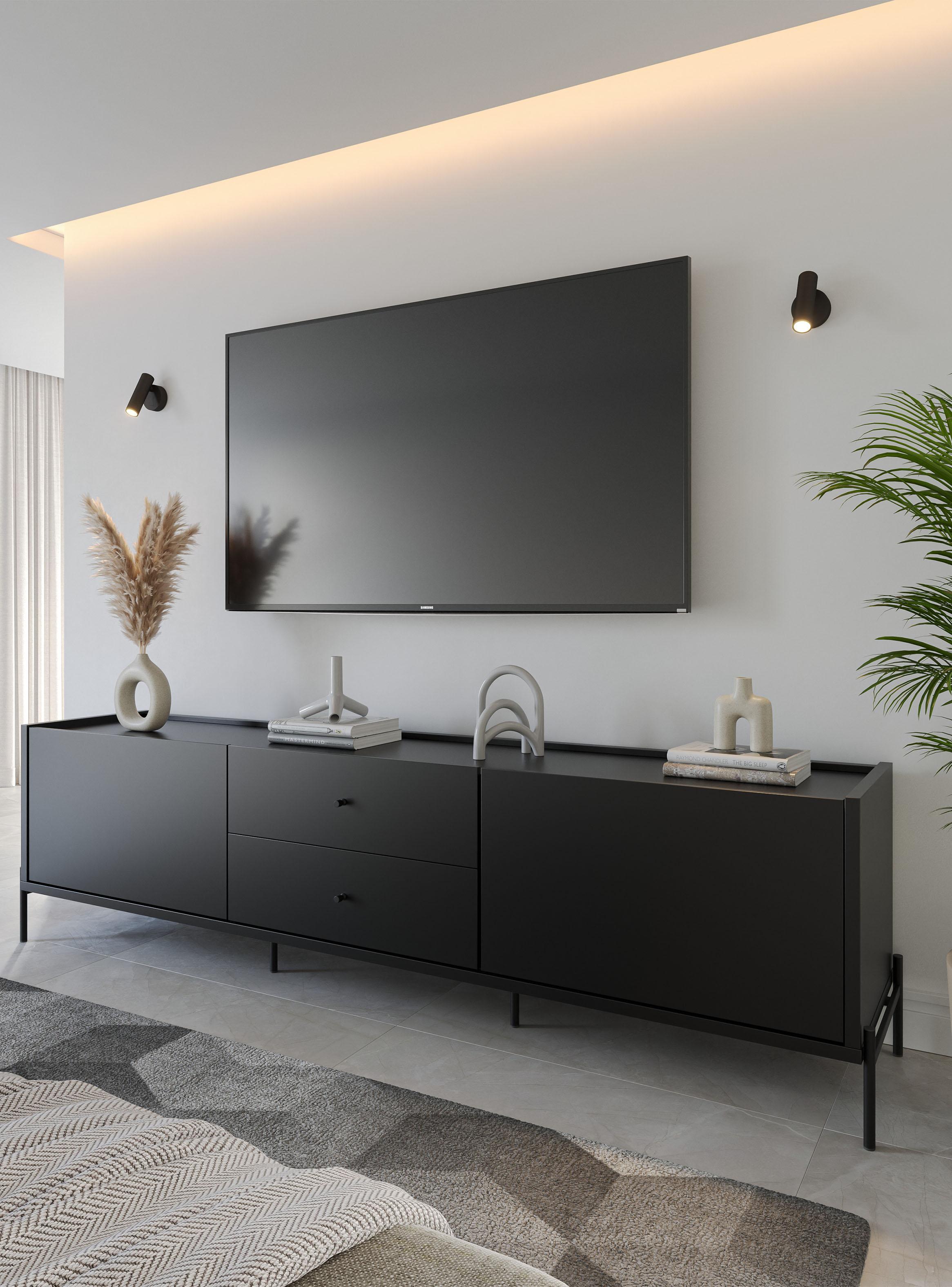 Rack TV Jasper 2.2 Negro 75''-4