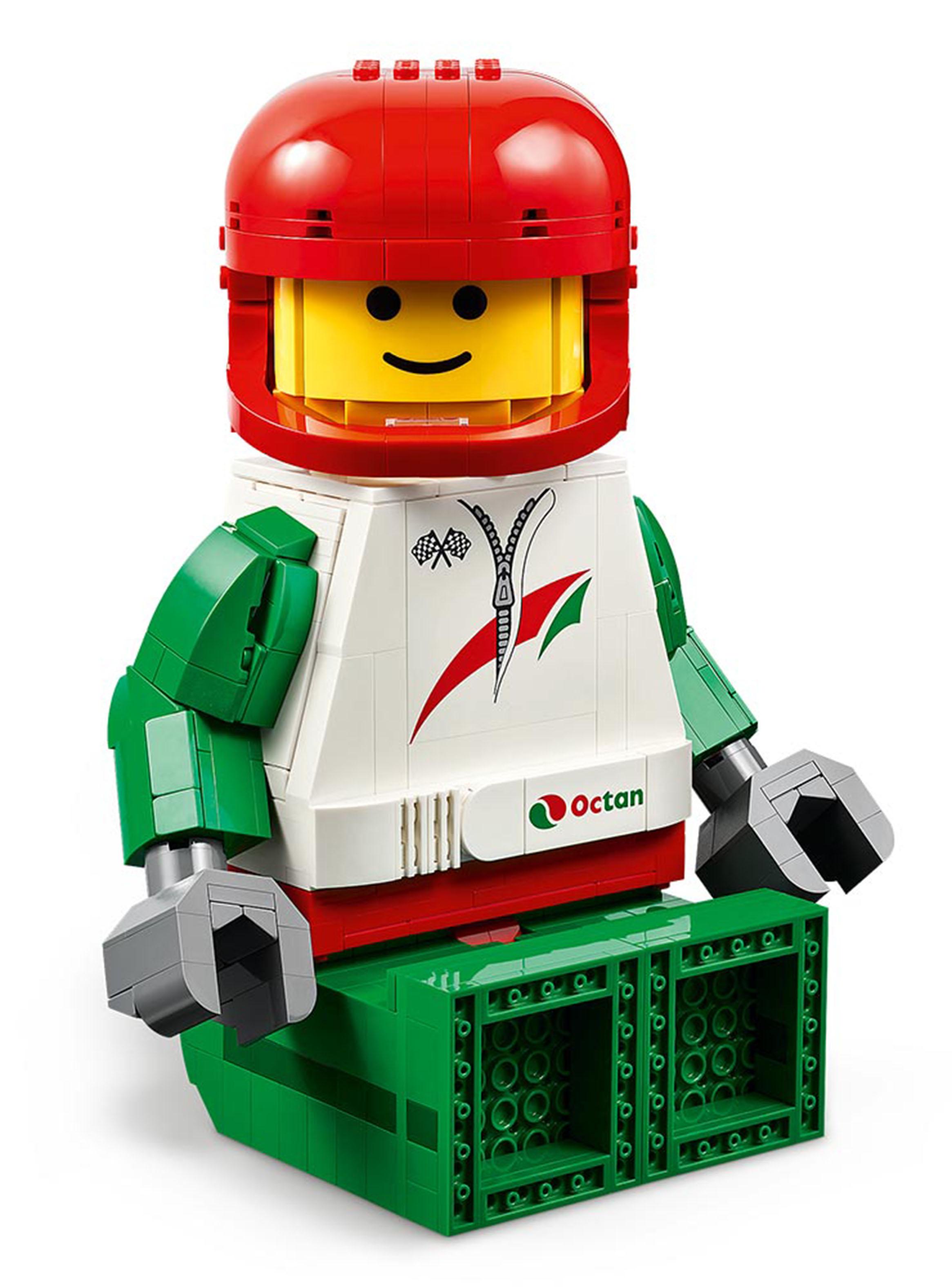 Lego Minifigura Gigante de Piloto de Carreras-2