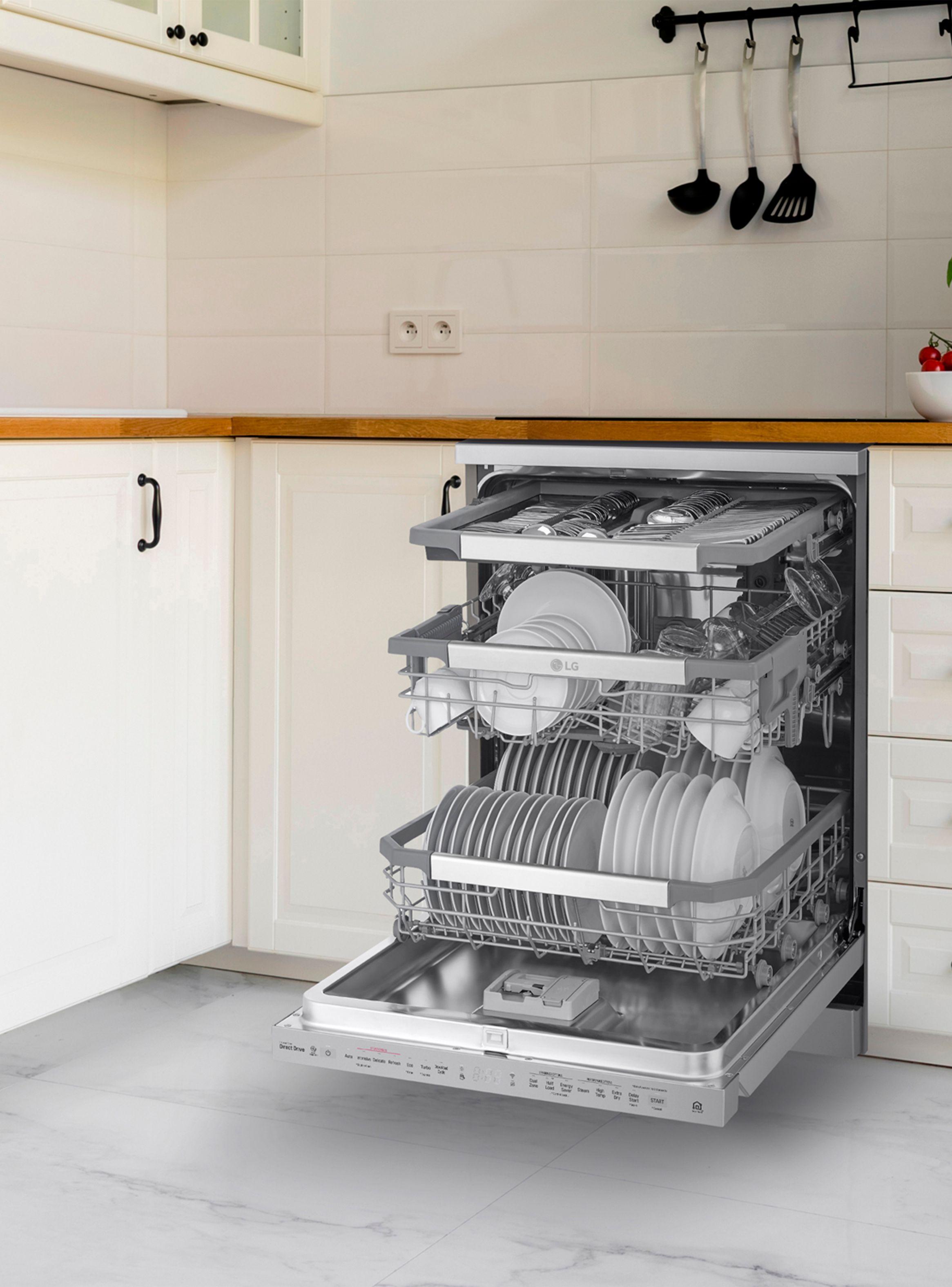 Lavavajillas 14 Cubiertos DF425HSS QuadWash-8