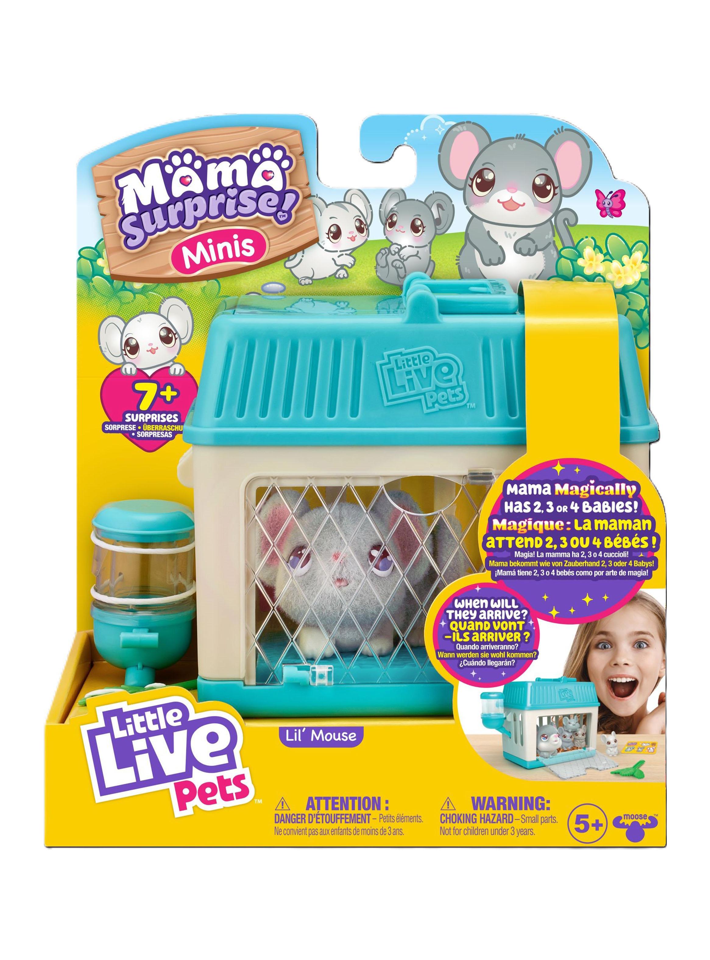 Set de Juego Little Live Pets Mamá Sorpresa Celeste-0