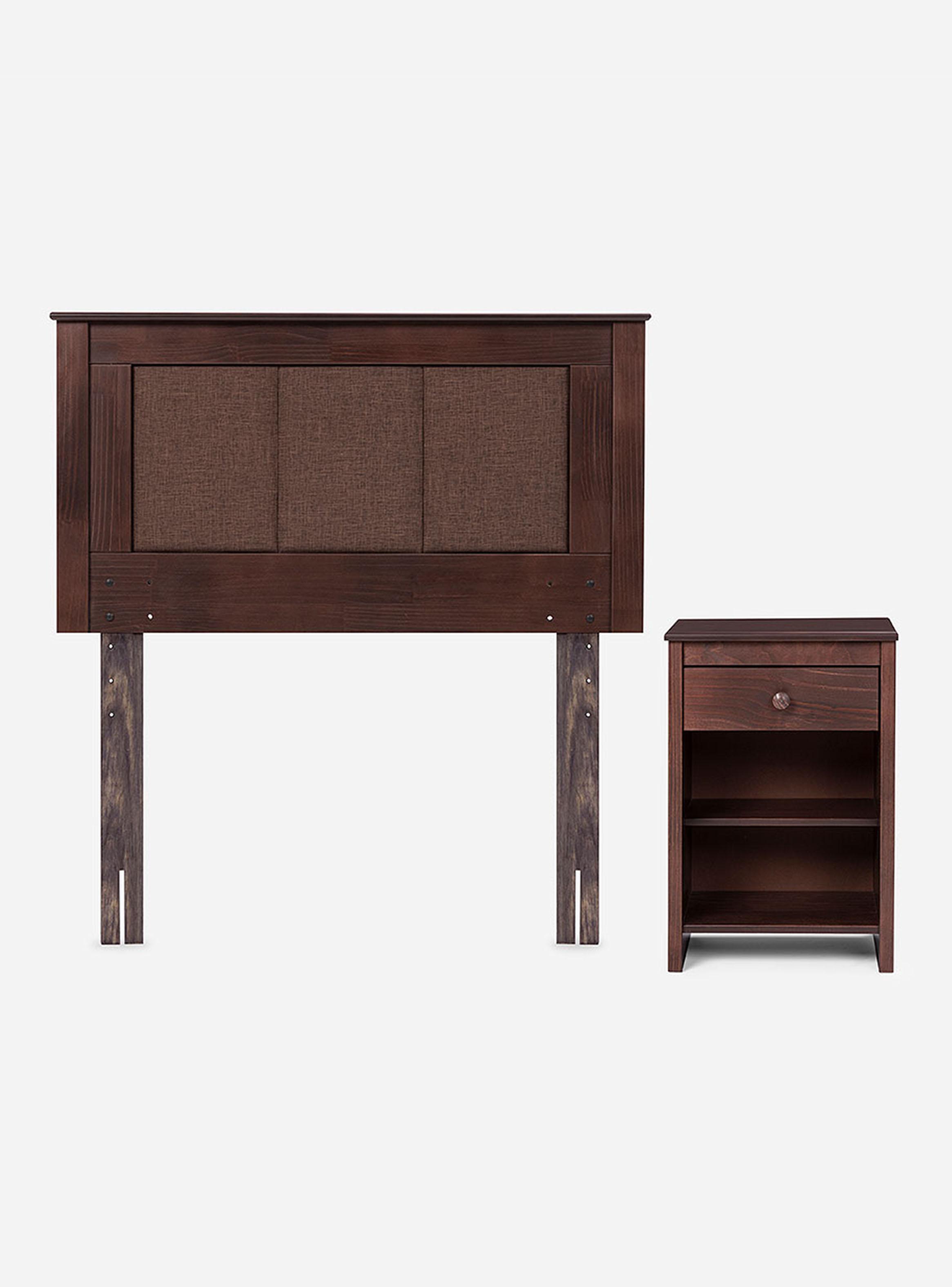 Cama Europea Style 6 1.5 Plazas + Set Muebles Rachel-2