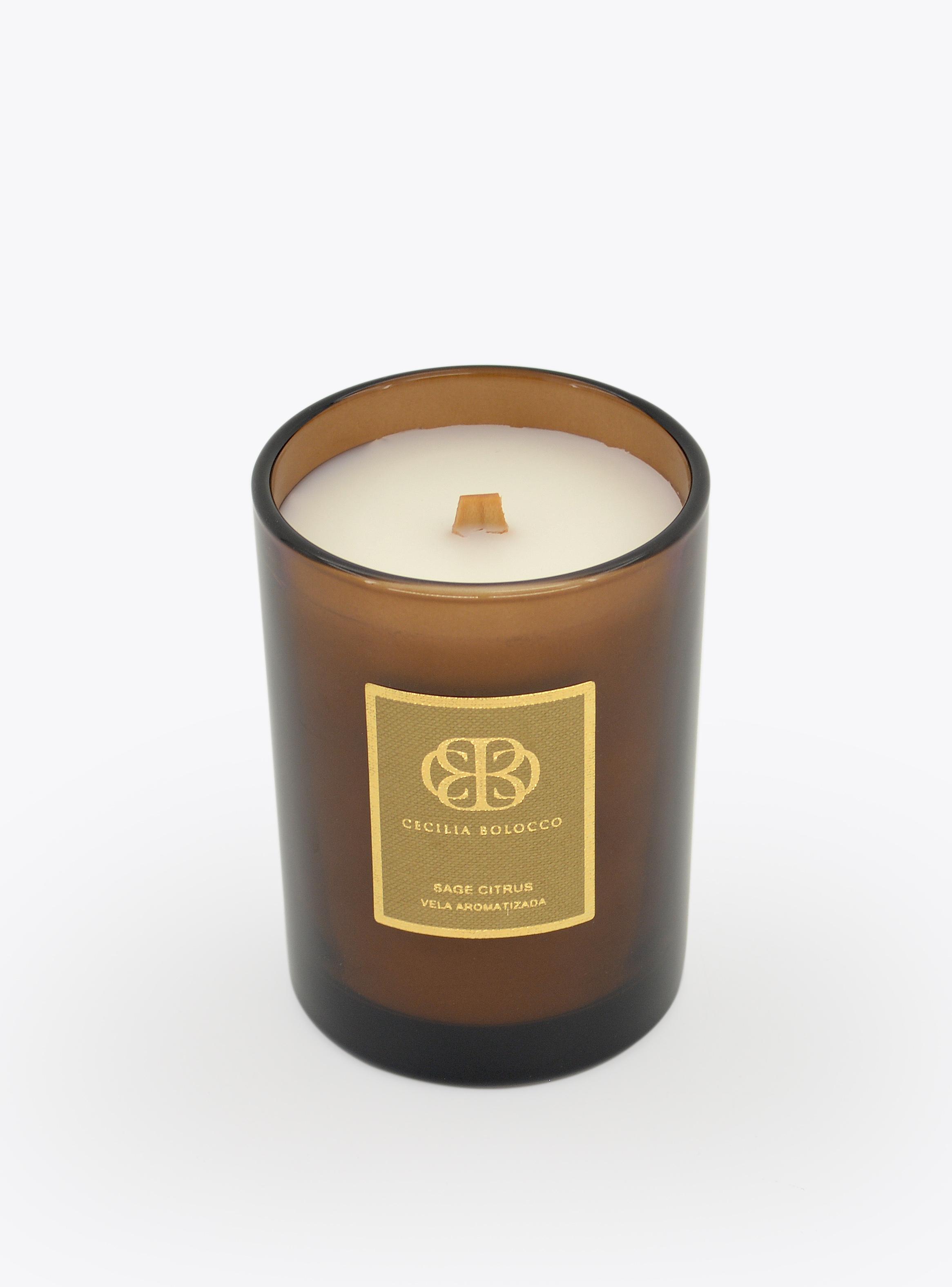 Vela Aromatizada Sage Citrus 250 g-2