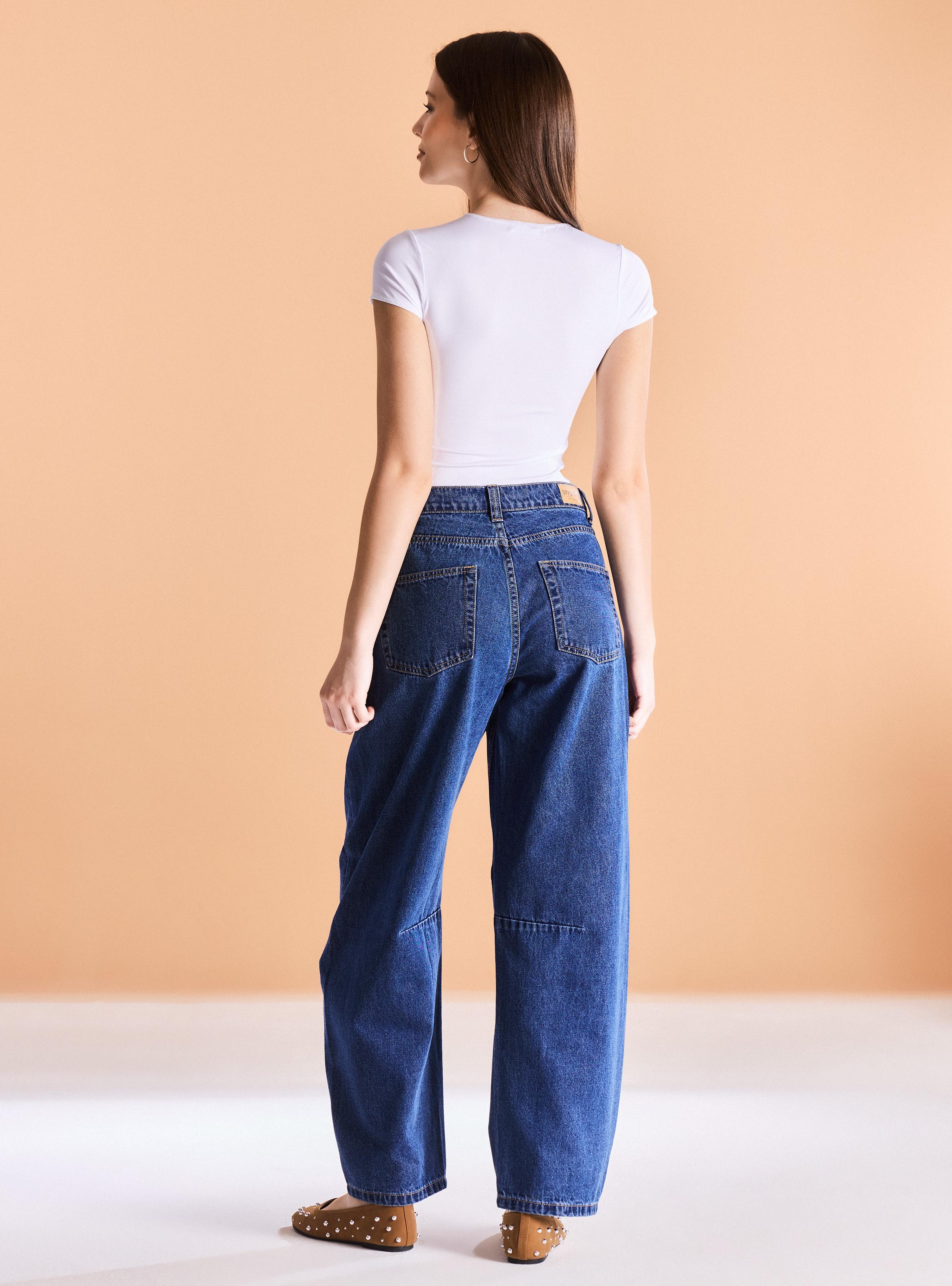 Jeans Balloon Bota Full Length-5