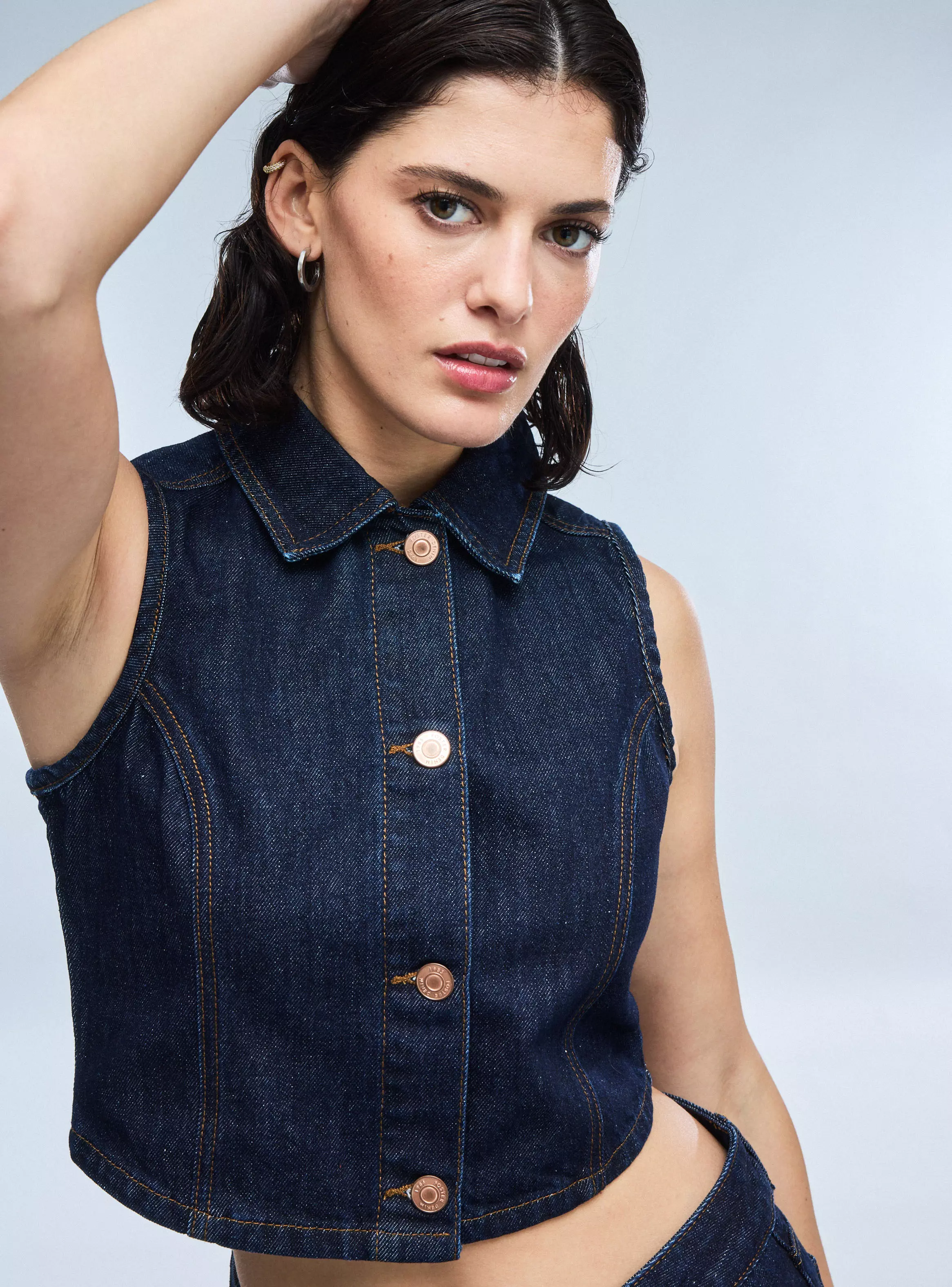 Blusa Gilette Denim-2