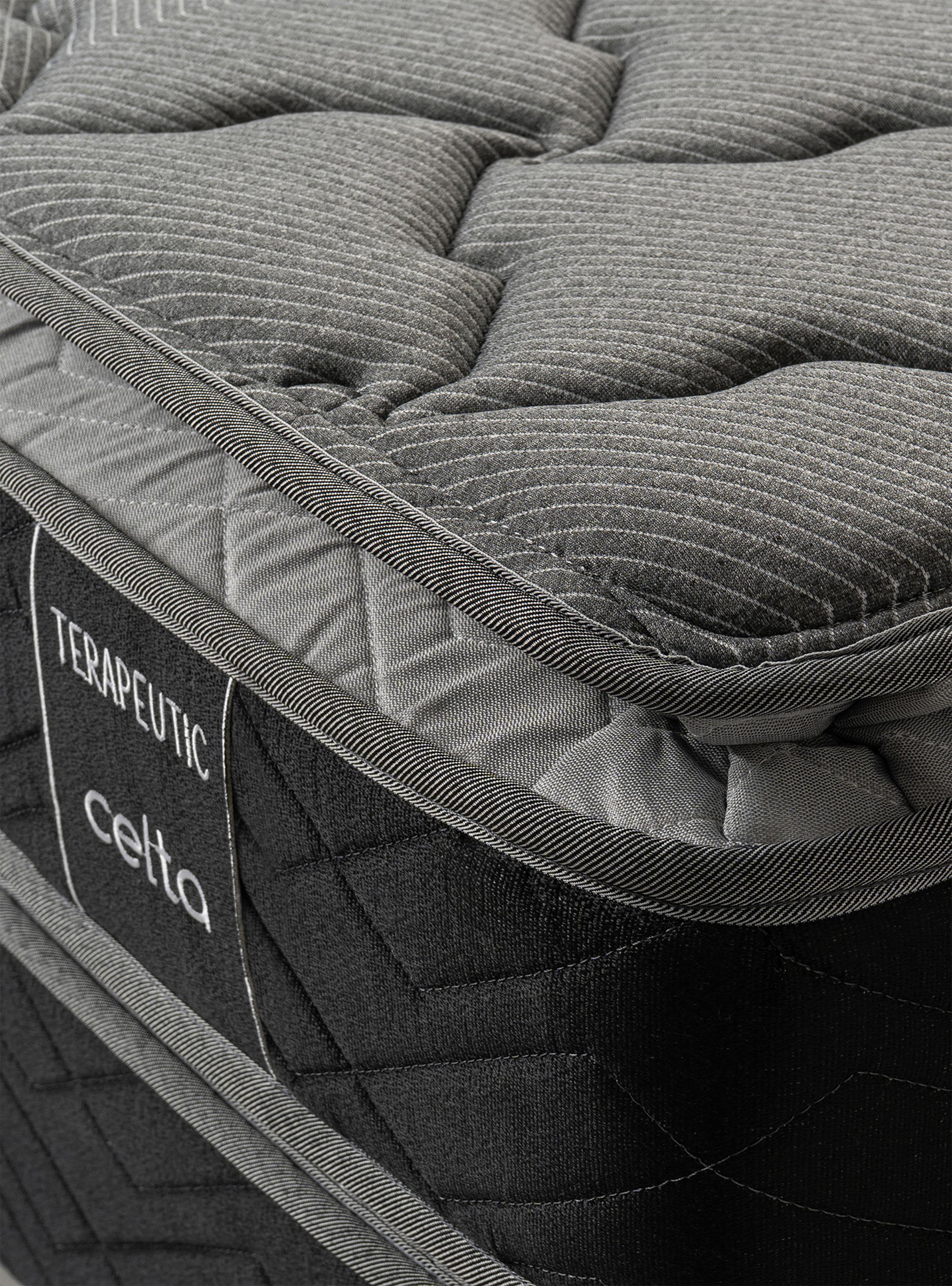 Cama Europea King Terapeutic + Respaldo Negro-3
