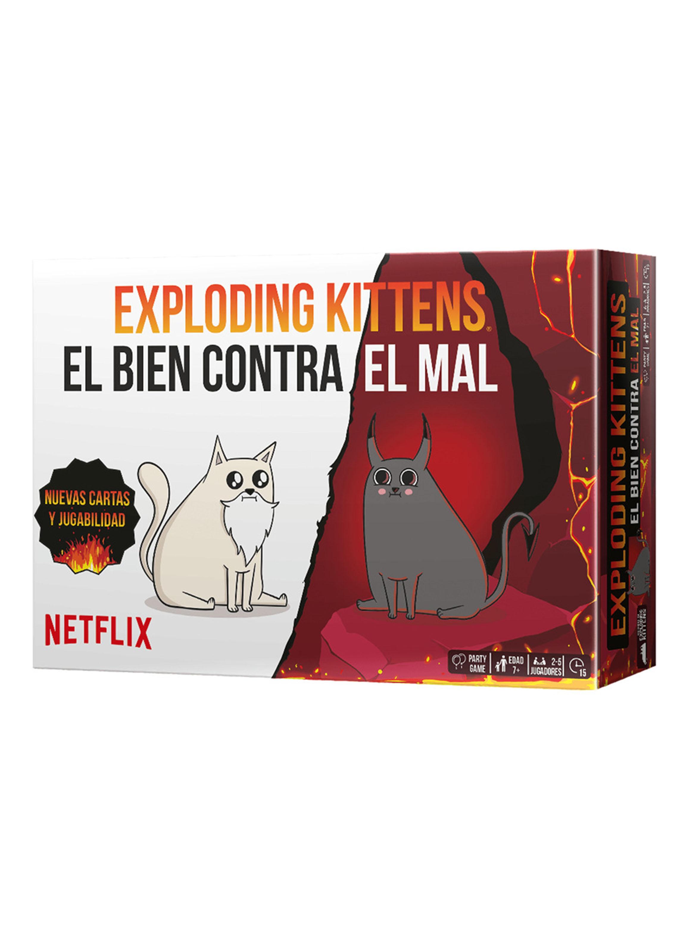 Juego de Mesa Exploding Kittens El Bien Contra El Mal-0