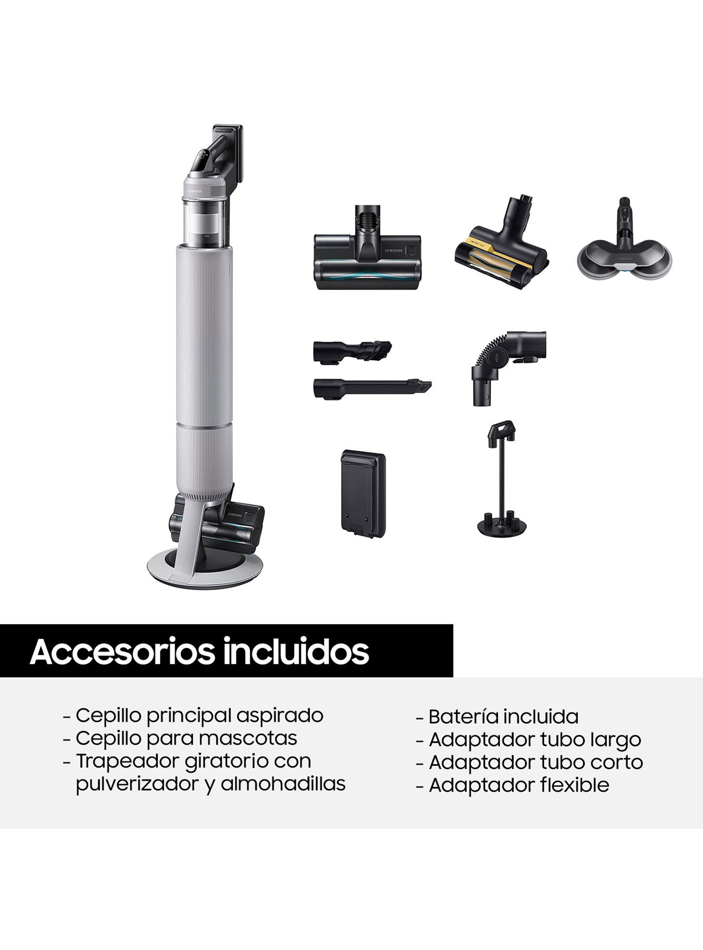 Aspiradora Stick BESPOKE AI Jet Lite + Trapeador Giratorio con Pulverizador-9