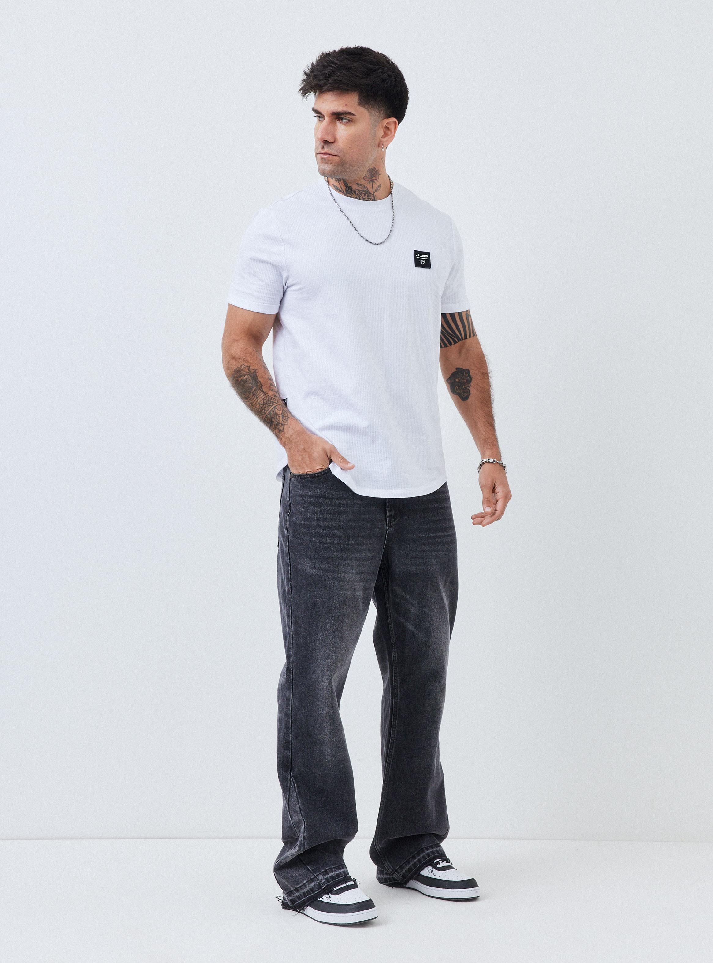Jeans Basta Descosida Pieza en Bota Relaxed Fit-4