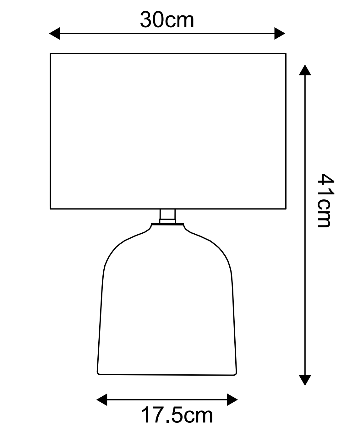 Lámpara de Mesa Cerámica-3